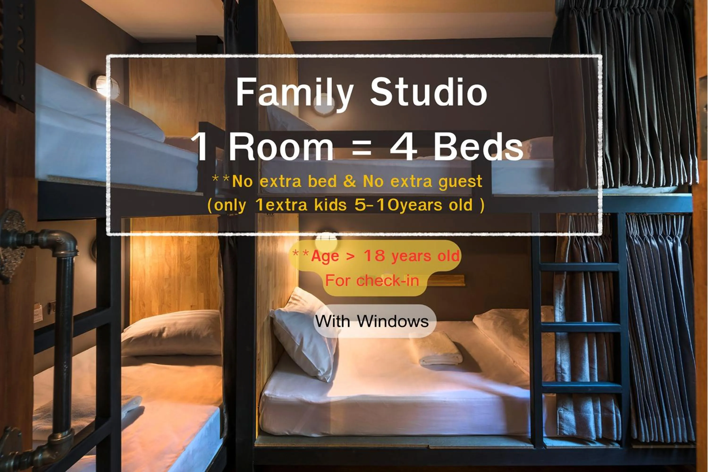Family Studio in Timber Hostel