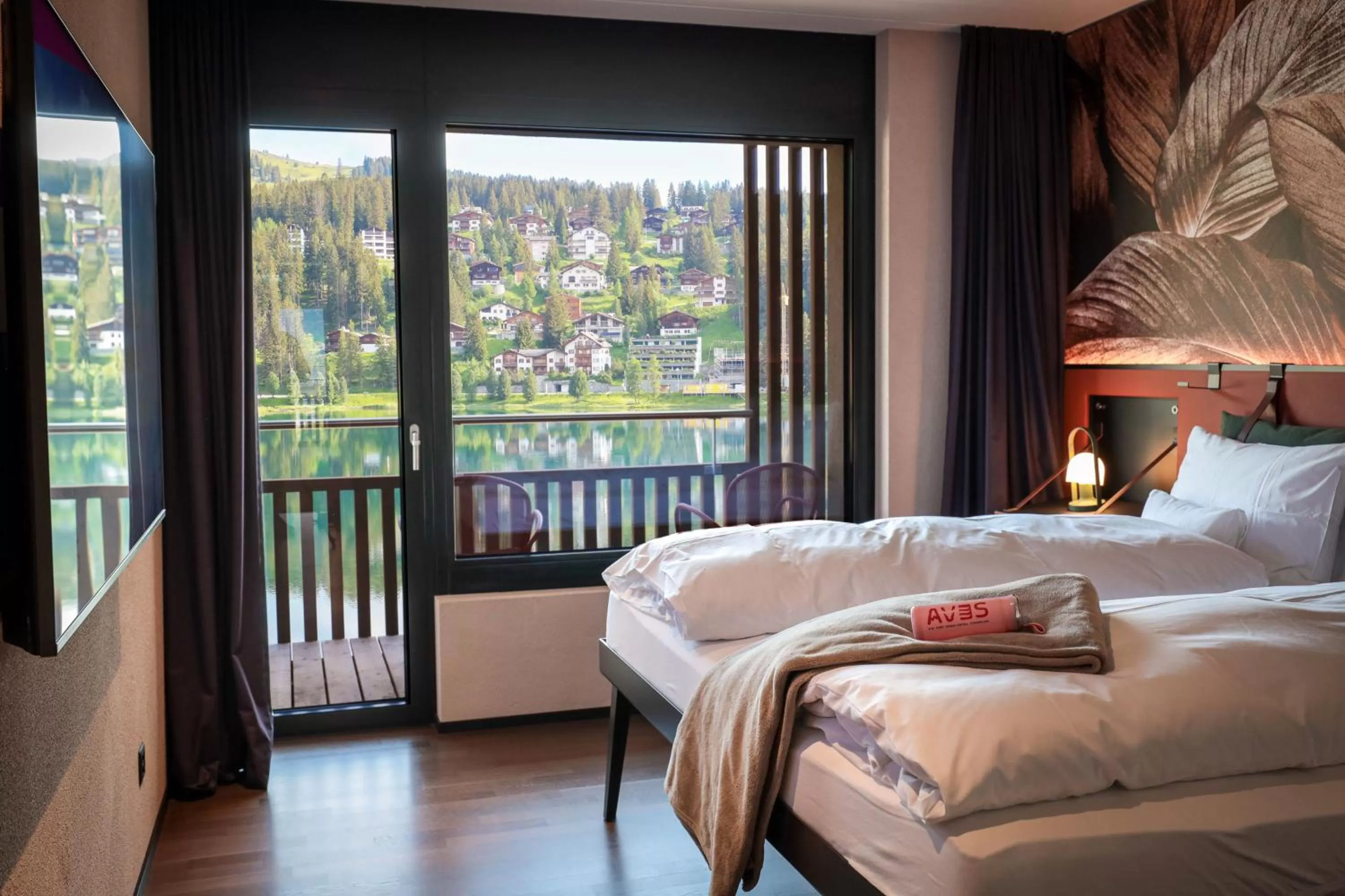 Double or Twin Room with Lake View in AVES Hotel&Apartment Arosa