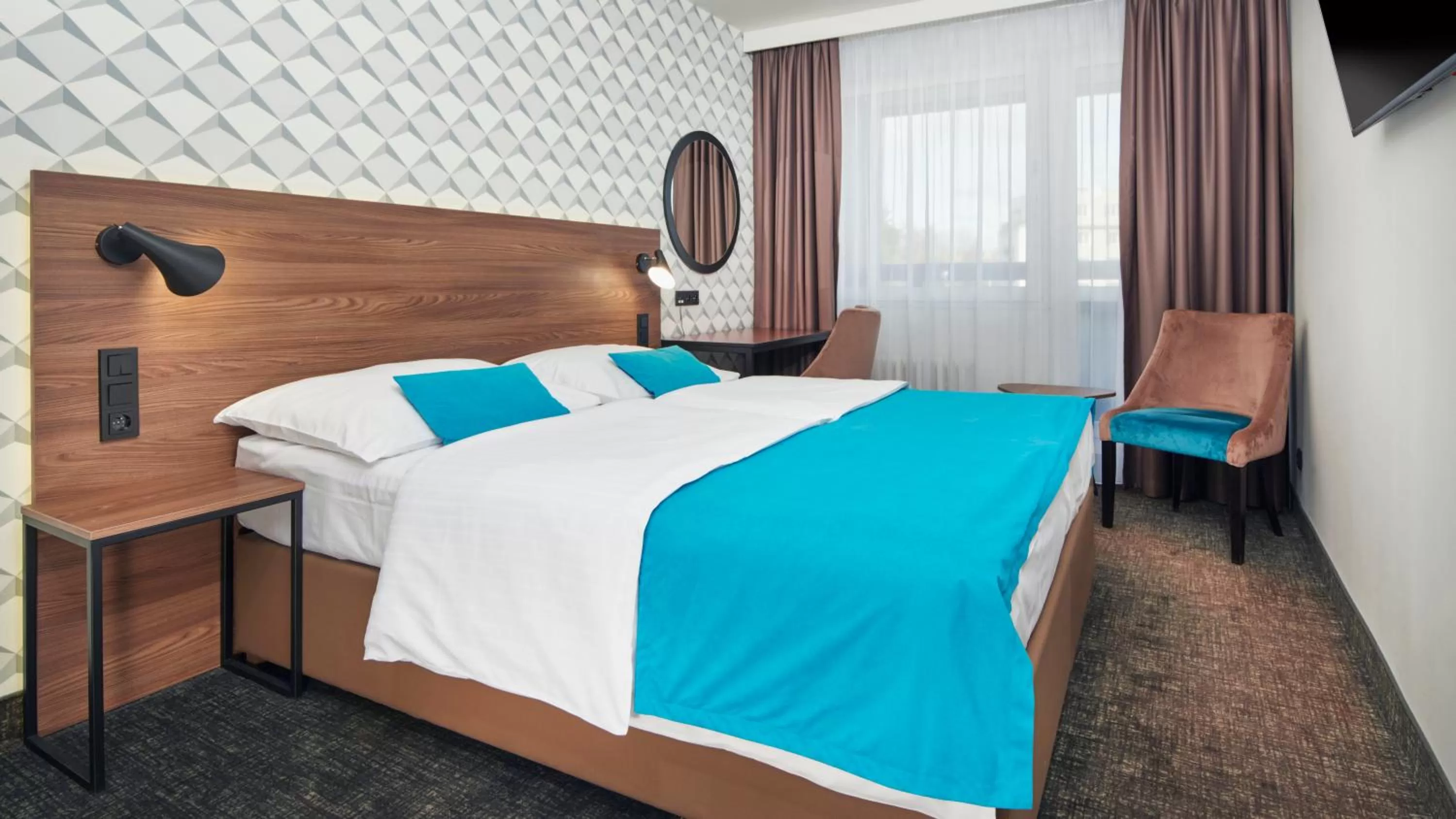 Deluxe Double Room with Free Pool Access in OREA Hotel Pyramida Praha
