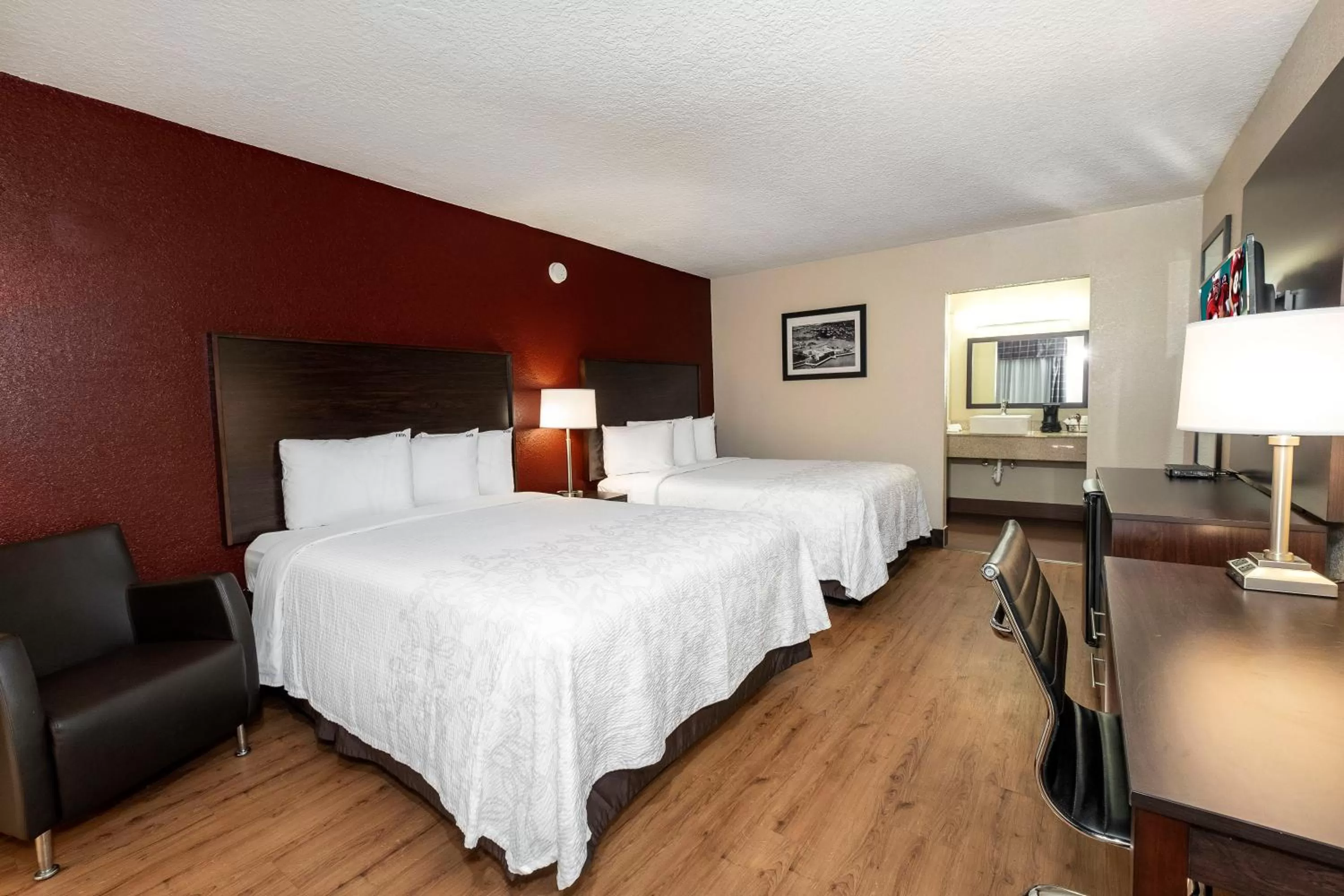 Standard Room with Two Queen Beds Smoke Free in Red Roof Inn PLUS+ St. Augustine