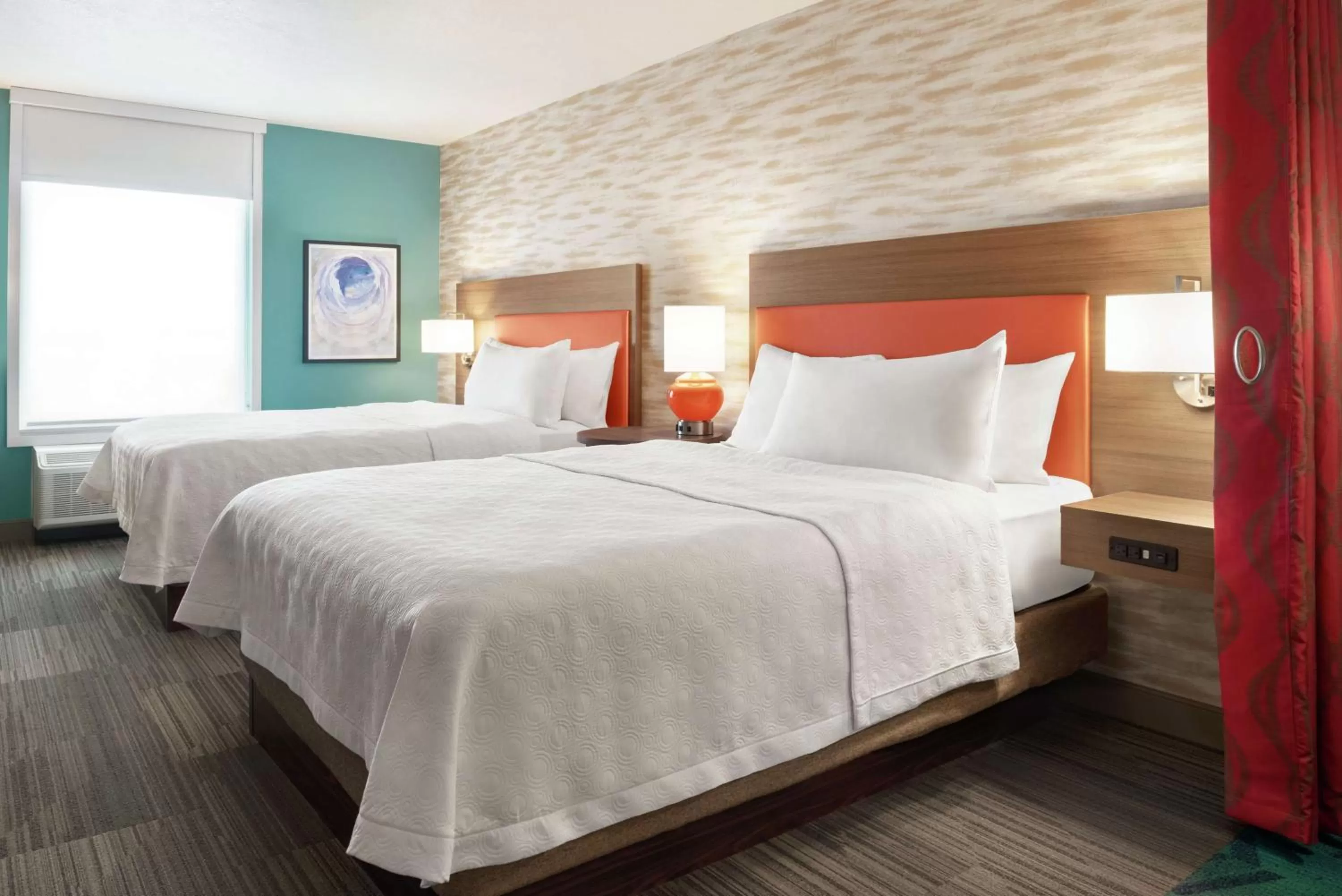 Queen Studio with Two Queen Beds - Non-Smoking in Home2 Suites By Hilton Bismarck