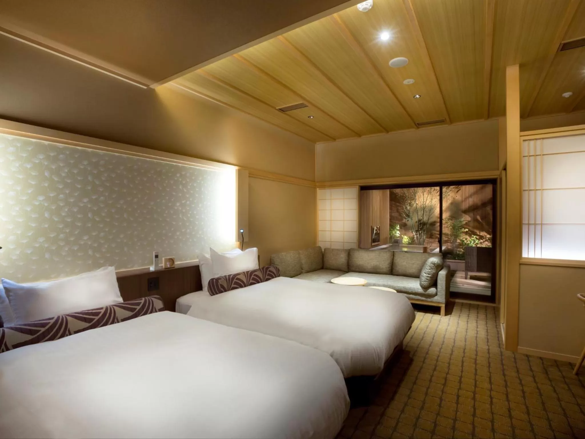 Deluxe Twin Room with Private Open Air Bath - Non-Smoking (1st Floor) in Saka Hotel Kyoto