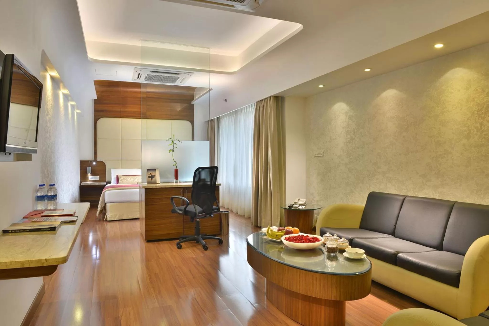 Executive Suite Queen Bed with City View - single occupancy - Complimentary 01 way Airport transfer in Vivanta Vadodara