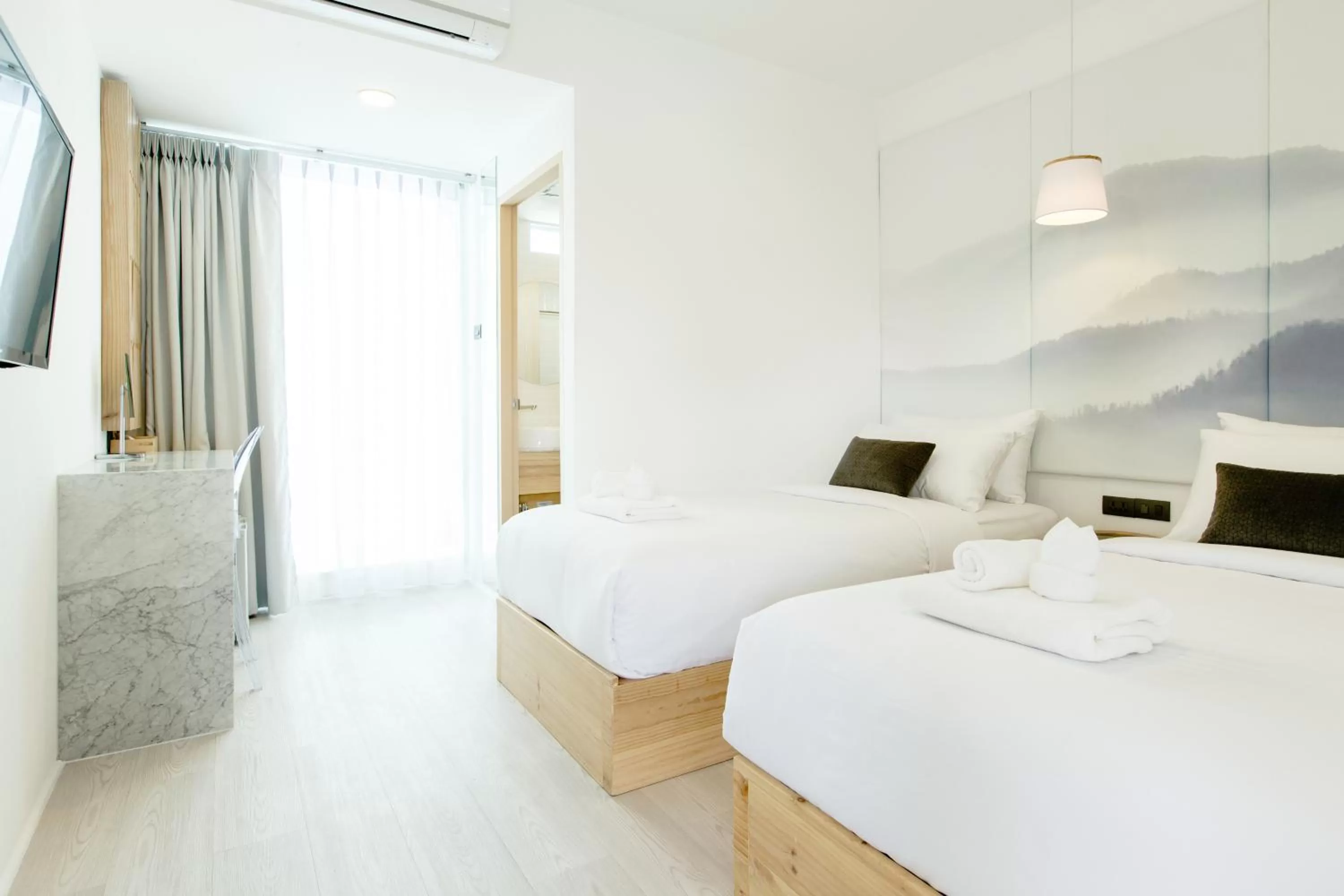 Twin Room in Kate and Hasu Boutique Chiangmai