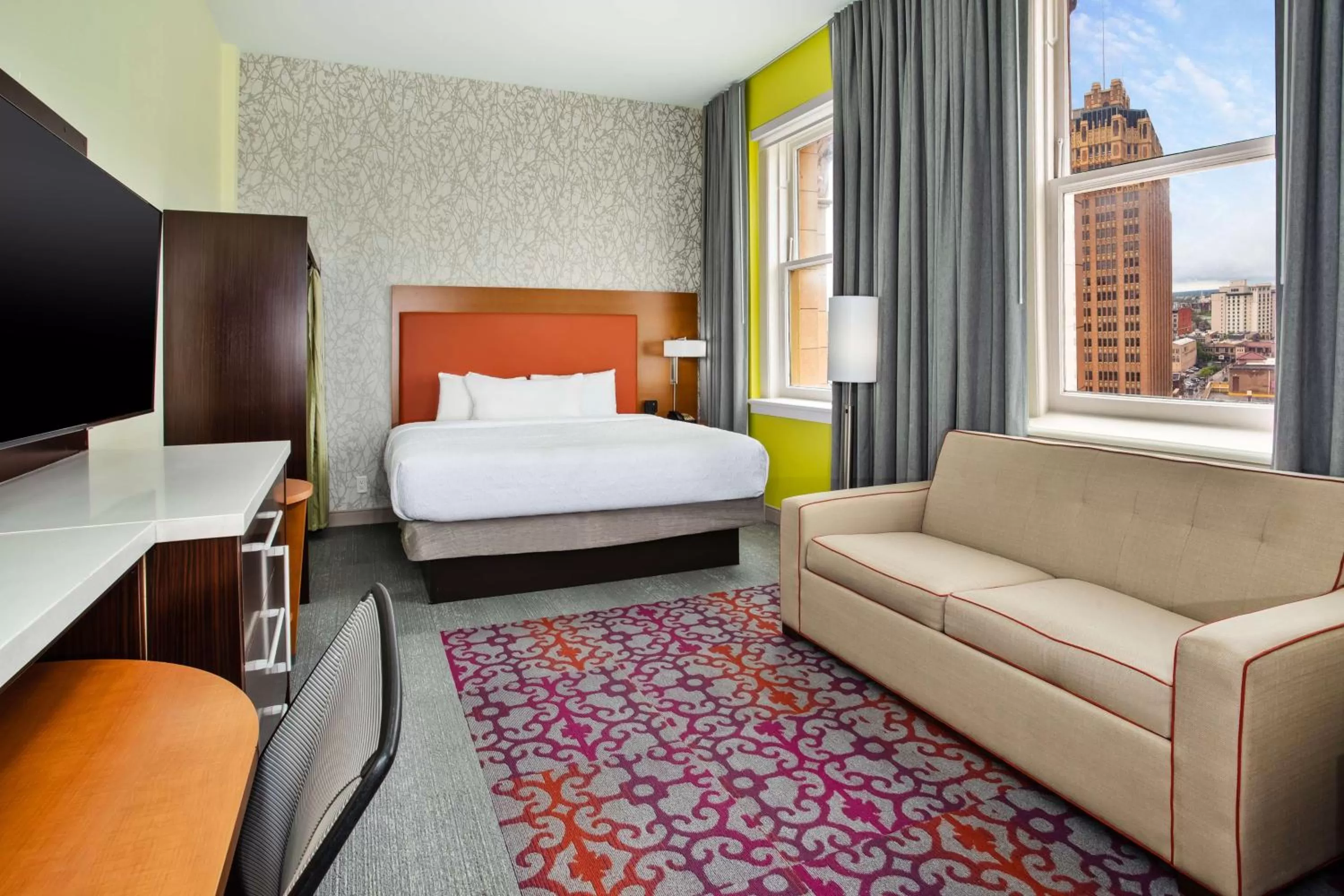 King Studio Suite with Tower View in Home2 Suites by Hilton San Antonio Downtown - Riverwalk, TX