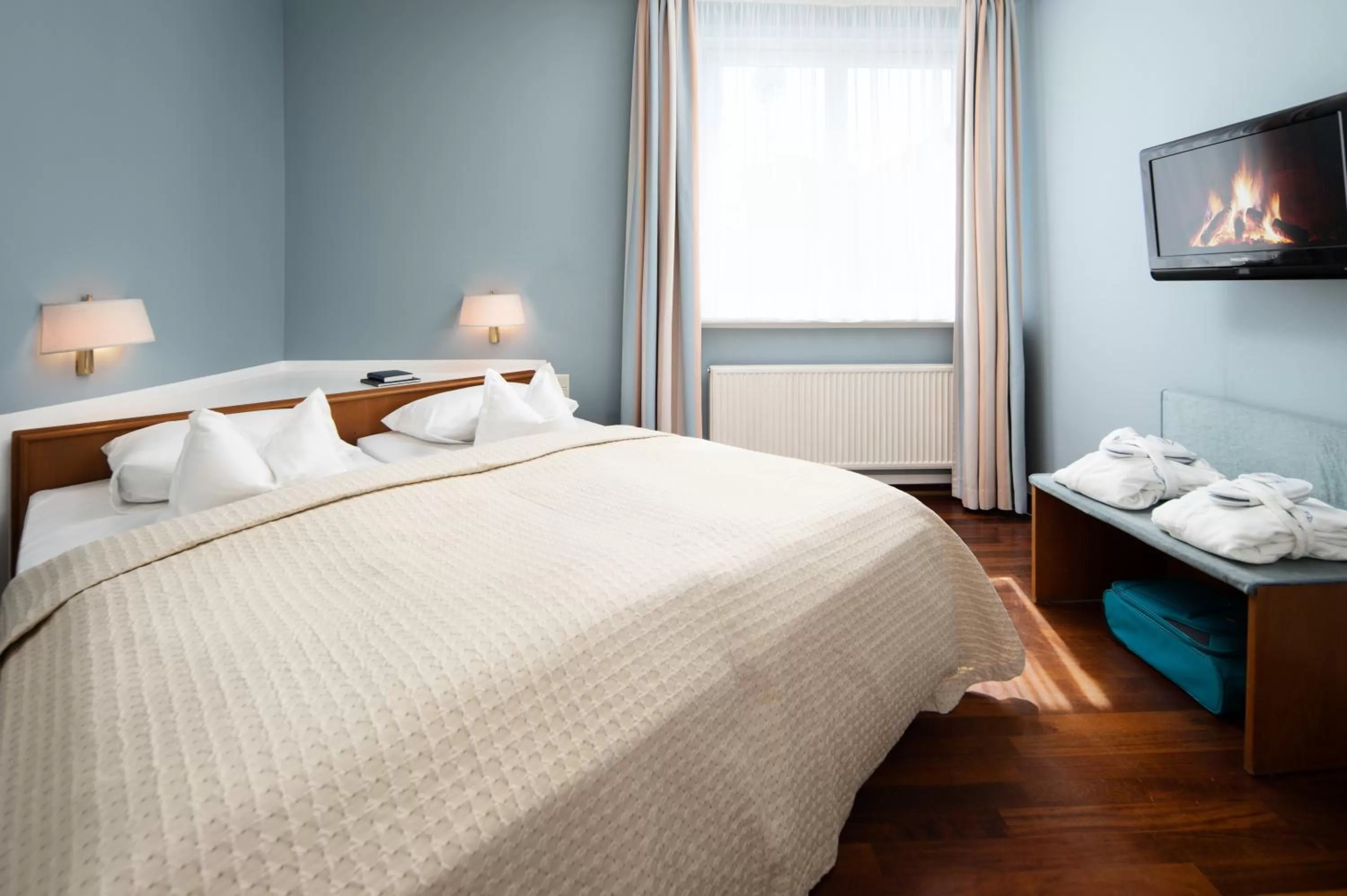 Penthouse Suite with Balcony in Hotel Baseler Hof