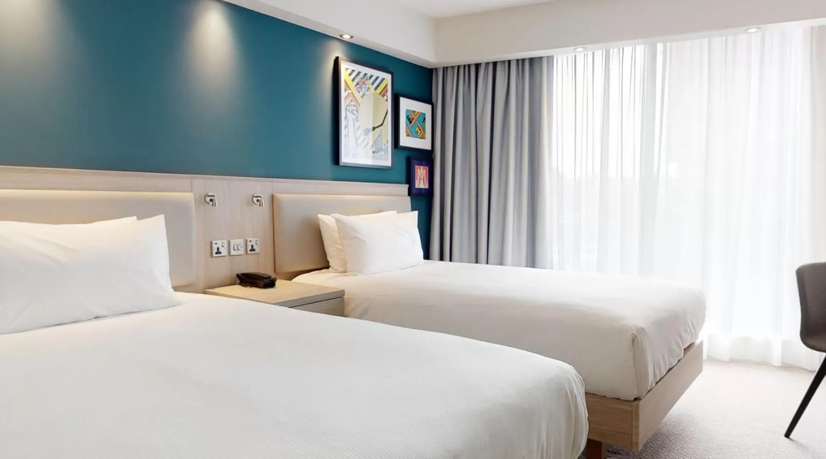 Twin Room in Hampton By Hilton Manchester Northern Quarter
