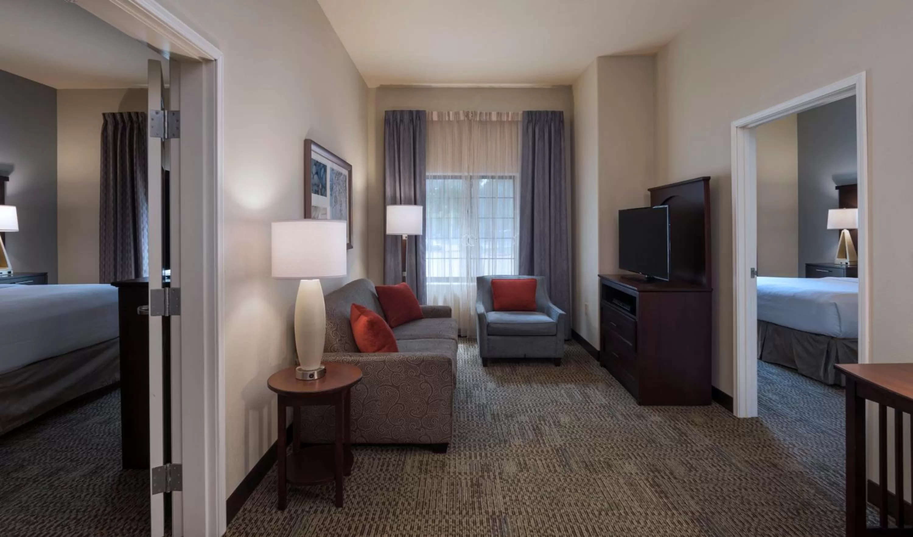 Two-Bedroom Suite with Roll-In Shower - Disability Access in Staybridge Suites Austin Northwest, an IHG Hotel