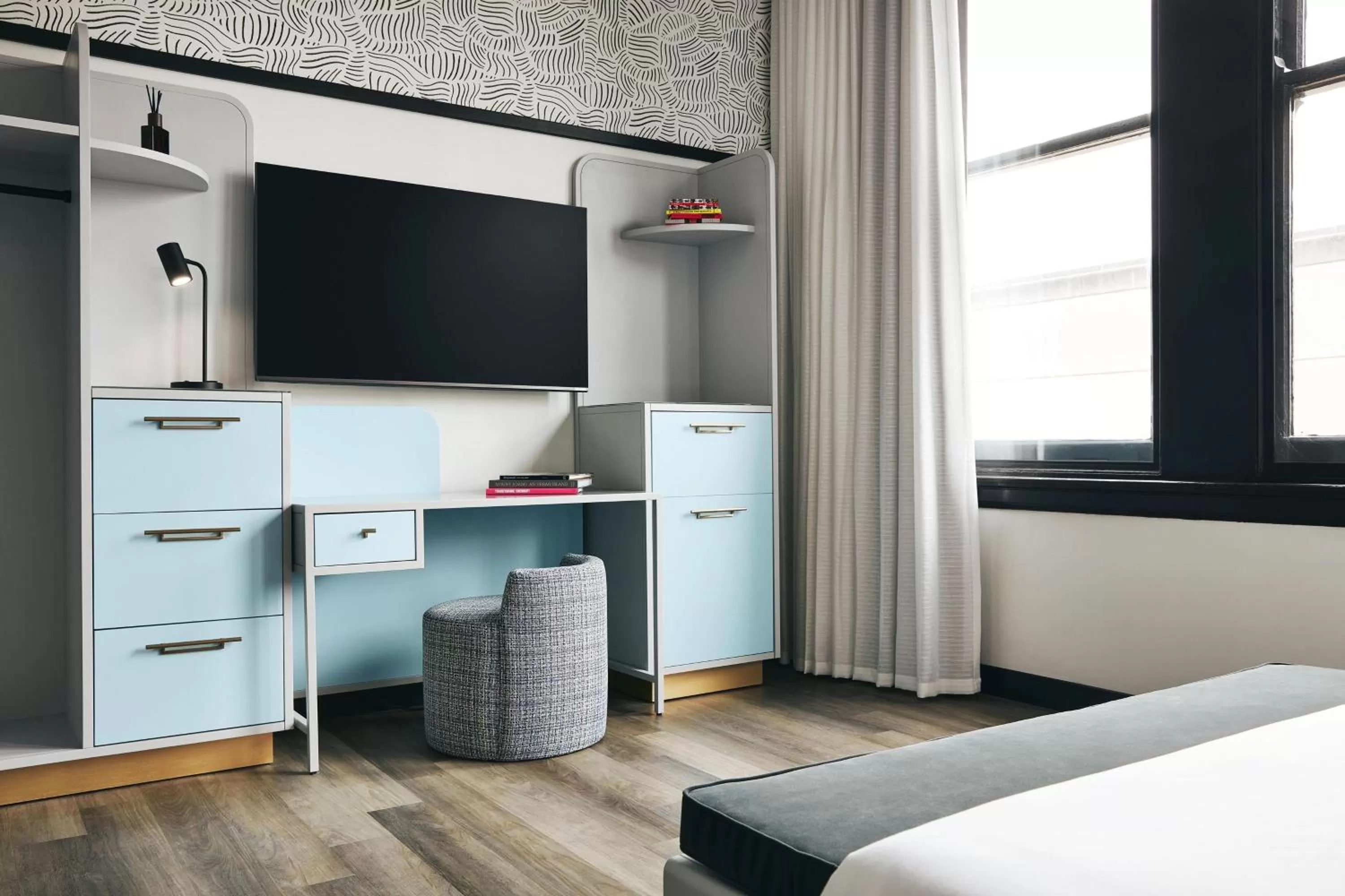 Double Room with Two Double Beds - Hearing Accessible  in Kinley Cincinnati Downtown, a Tribute Portfolio Hotel