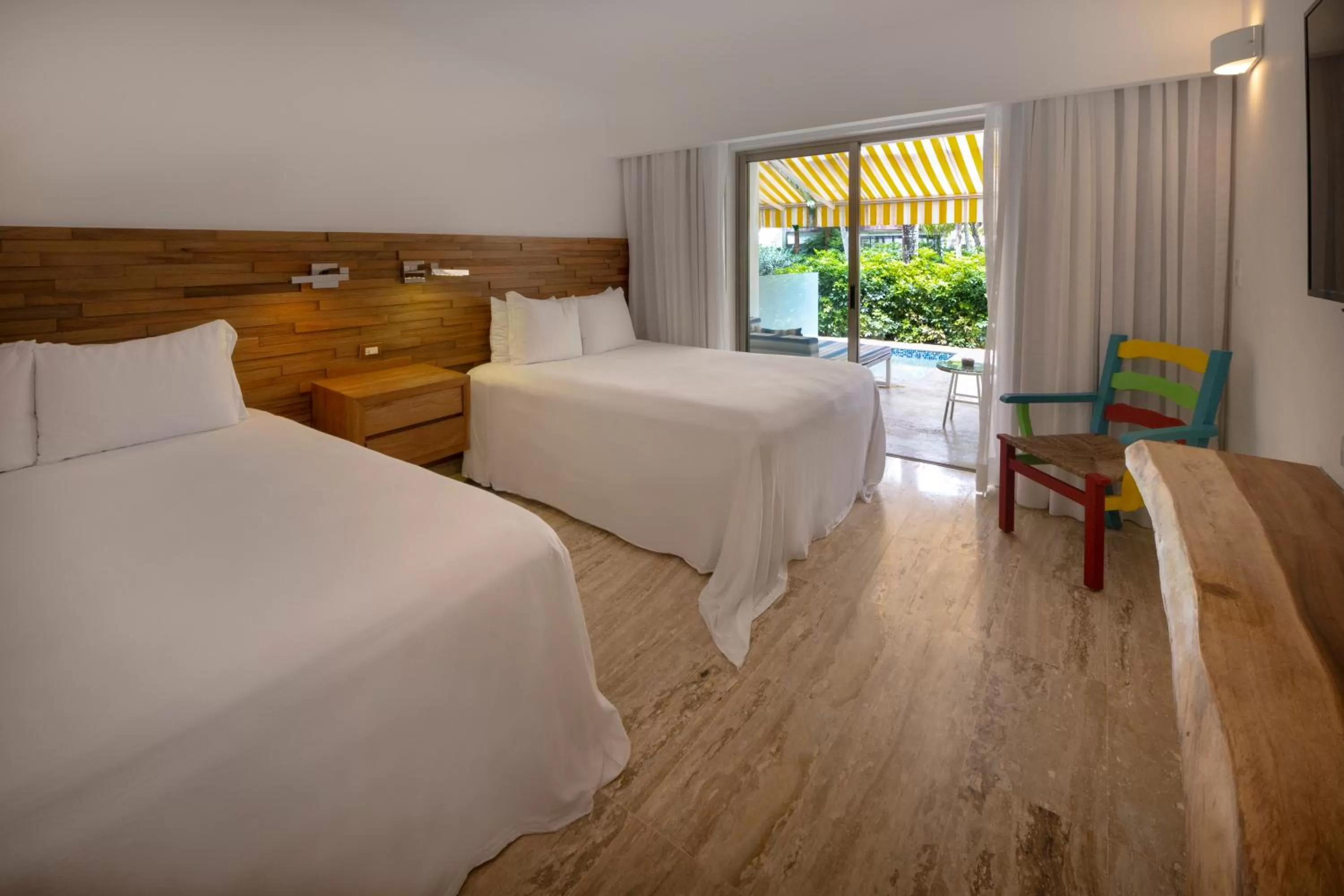 Vibe Ocean View Room, 2 Queen bed, Non Smoking in Viva V Samana by Wyndham, A Trademark Adults All Inclusive