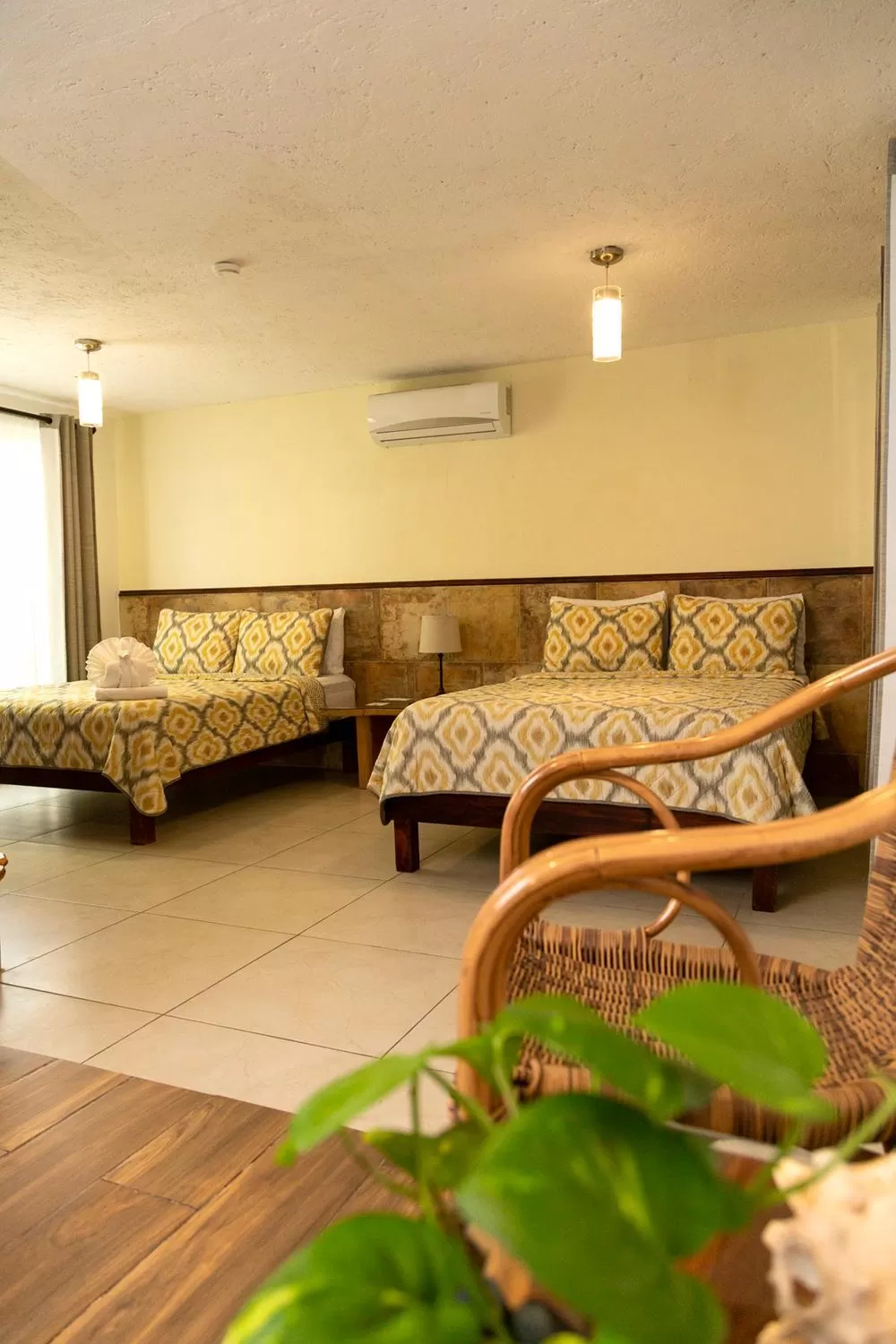 Double Room with Two Double Beds - Ground Floor in Hotel Amar Inn