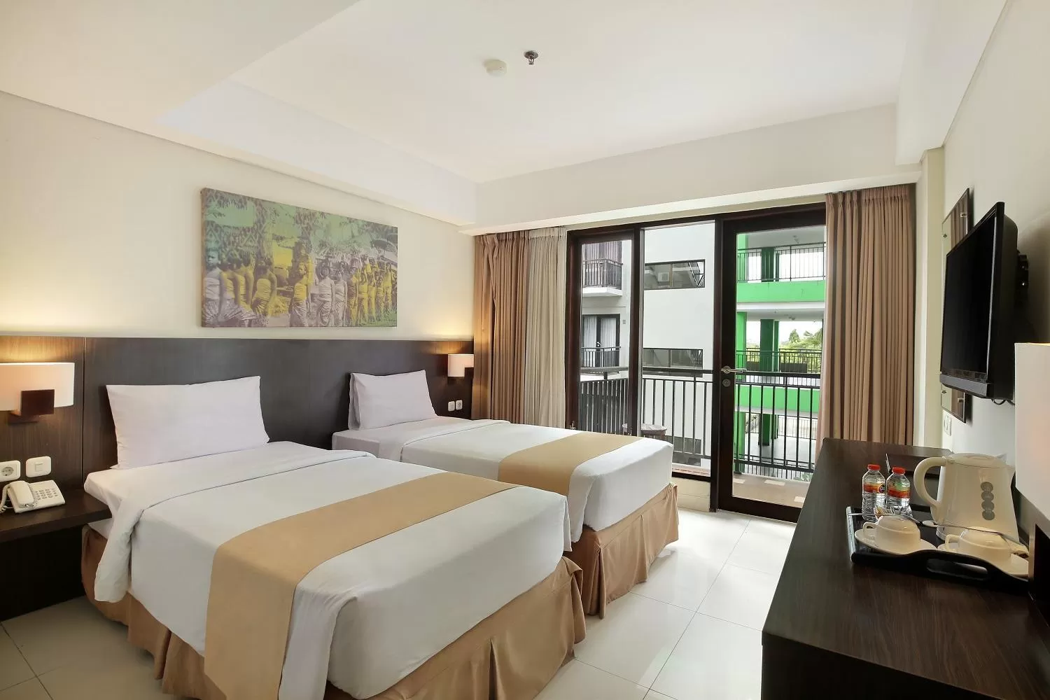 Twin Room with Pool View in Rofa Kuta Hotel - CHSE Certified