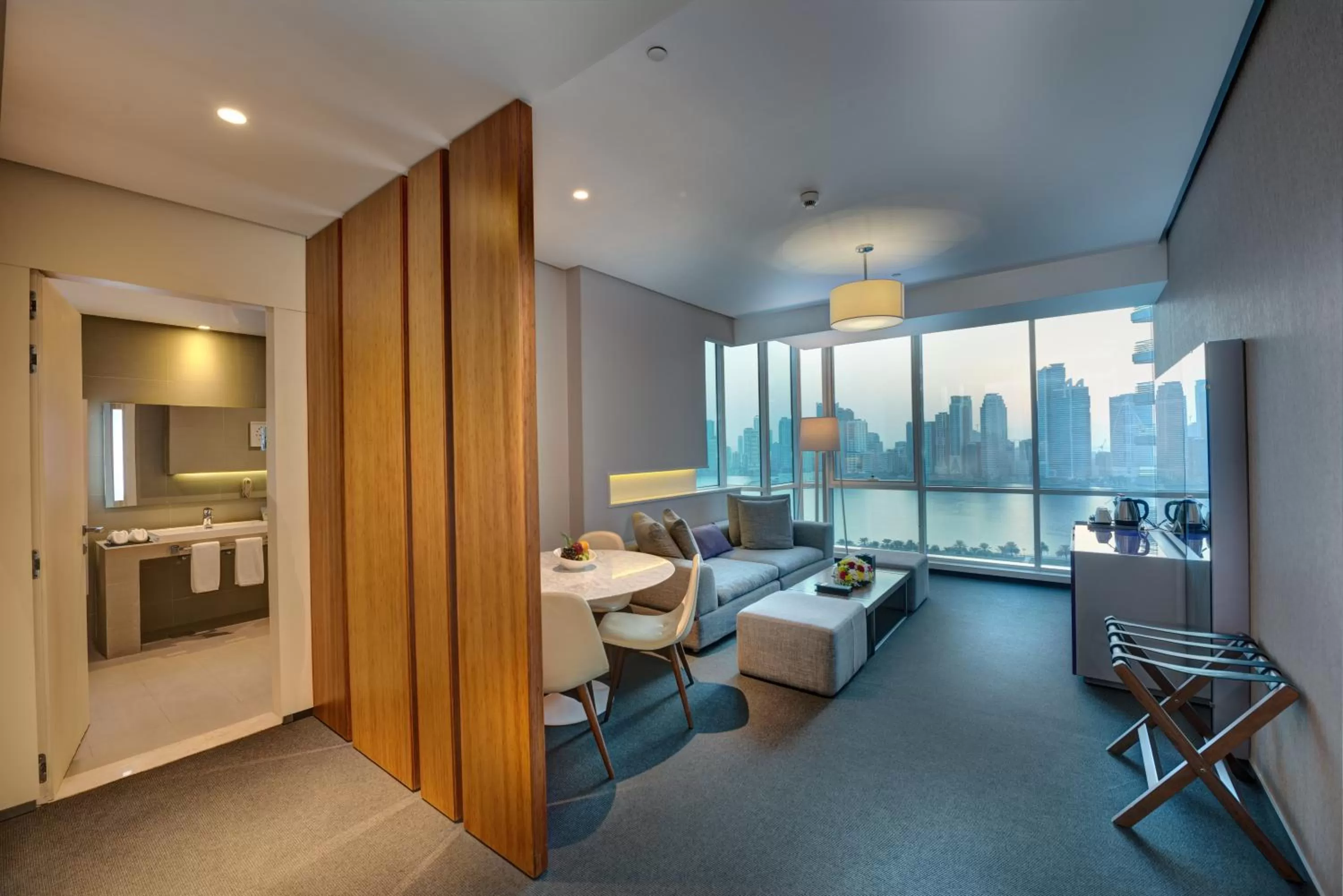 2 Bedroom Family Suite facing Lagoon + 20 % Discount on F&B in The Act Hotel Sharjah