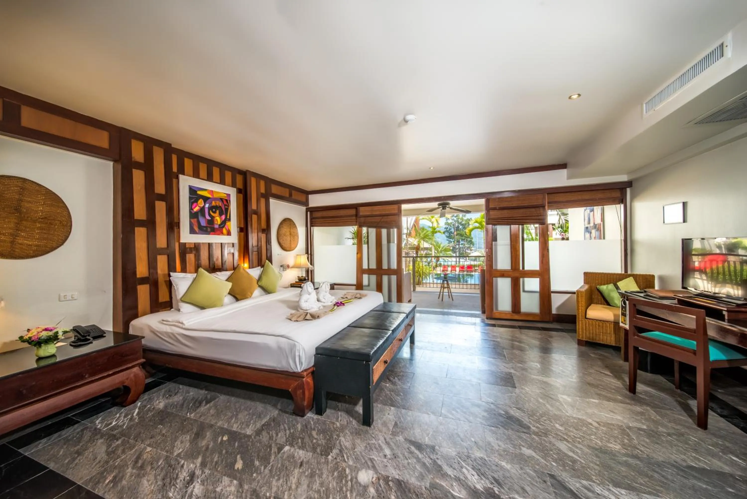 Deluxe Double or Twin Room with Pool Access in Baan Yin Dee Boutique Resort Phuket - SHA Plus