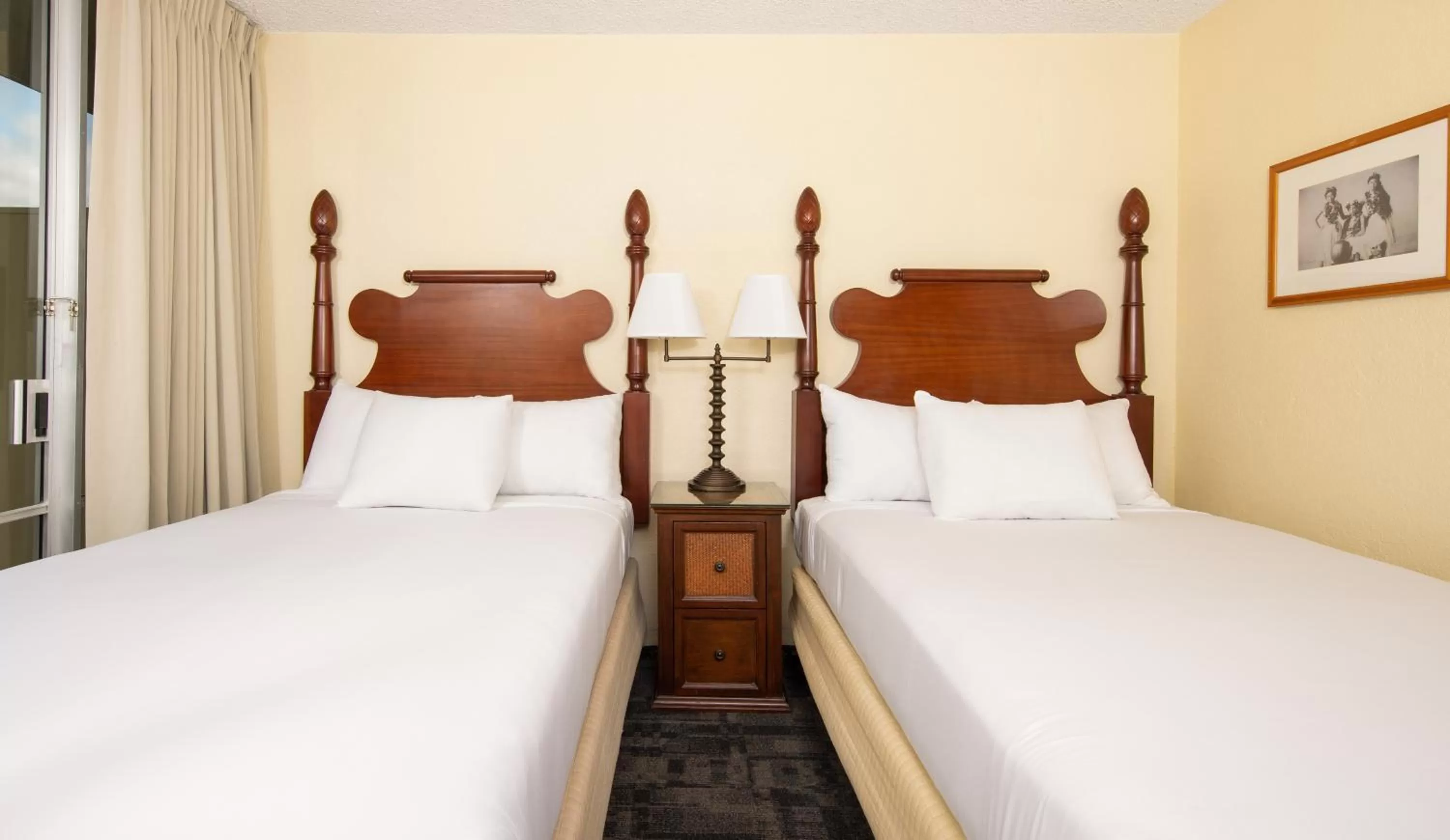 City View Two Doubles with Kitchen in Ohia Waikiki Studio Suites