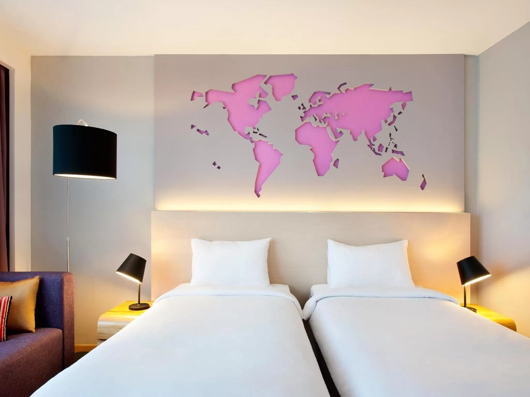 Deluxe Twin Room in Ibis Styles Jakarta Airport