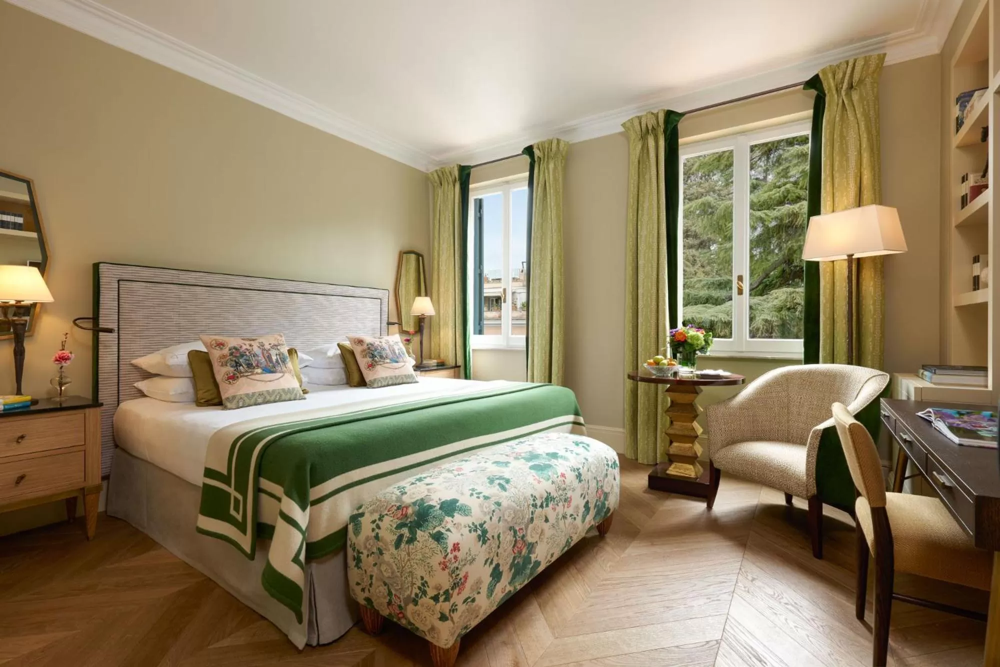 Superior Double or Twin Room with Garden View in Rocco Forte Hotel De Russie