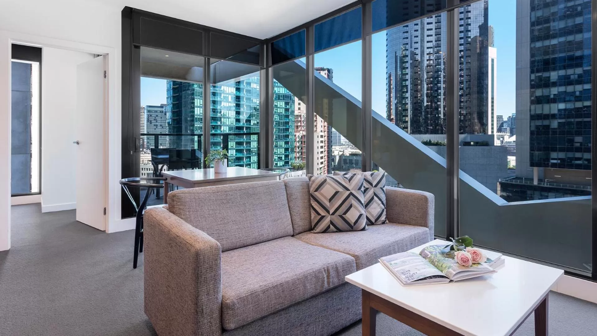 One-Bedroom Apartment with City View - No Housekeeping in WRAP on Southbank