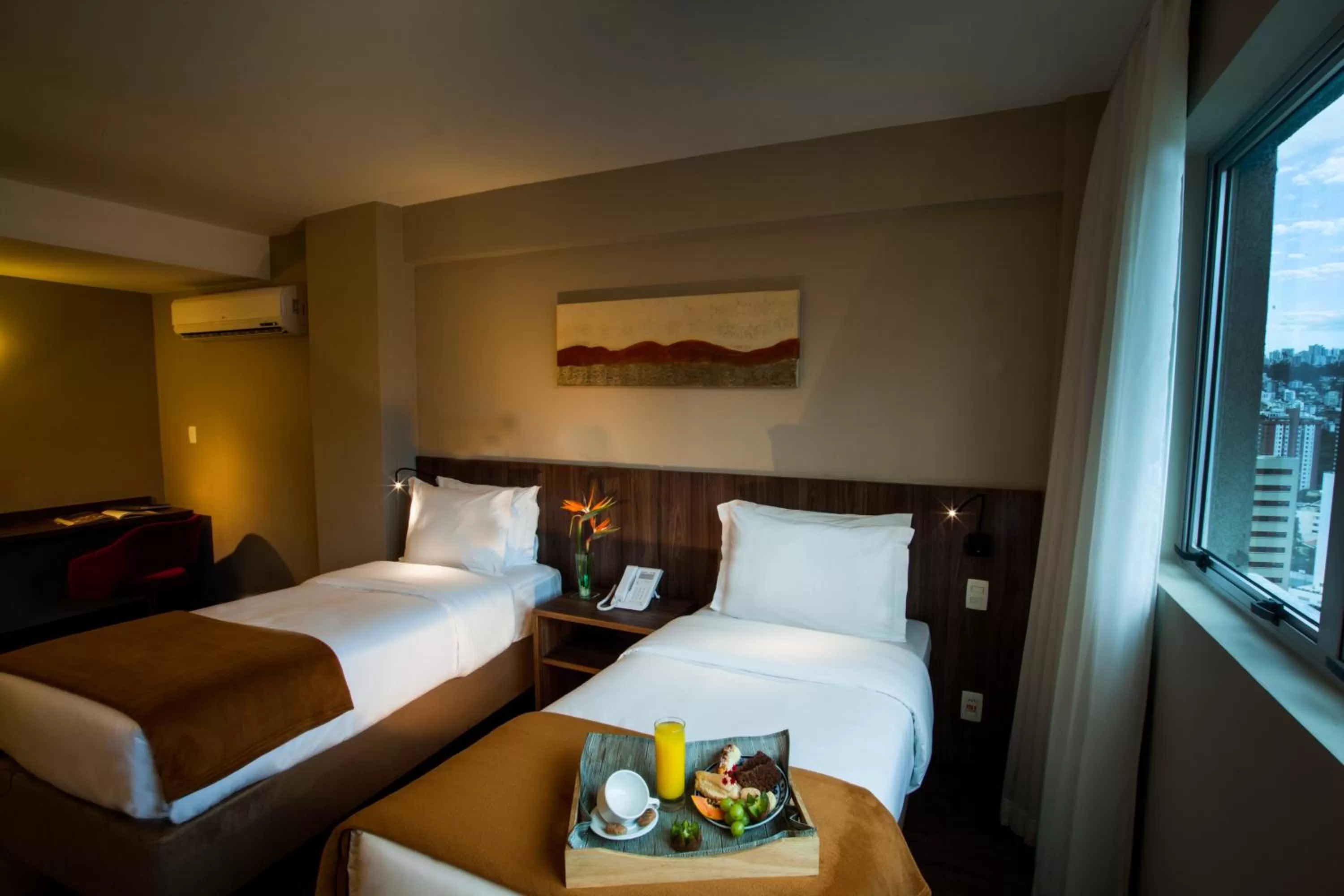 Deluxe Twin Room in BH Raja Hotel