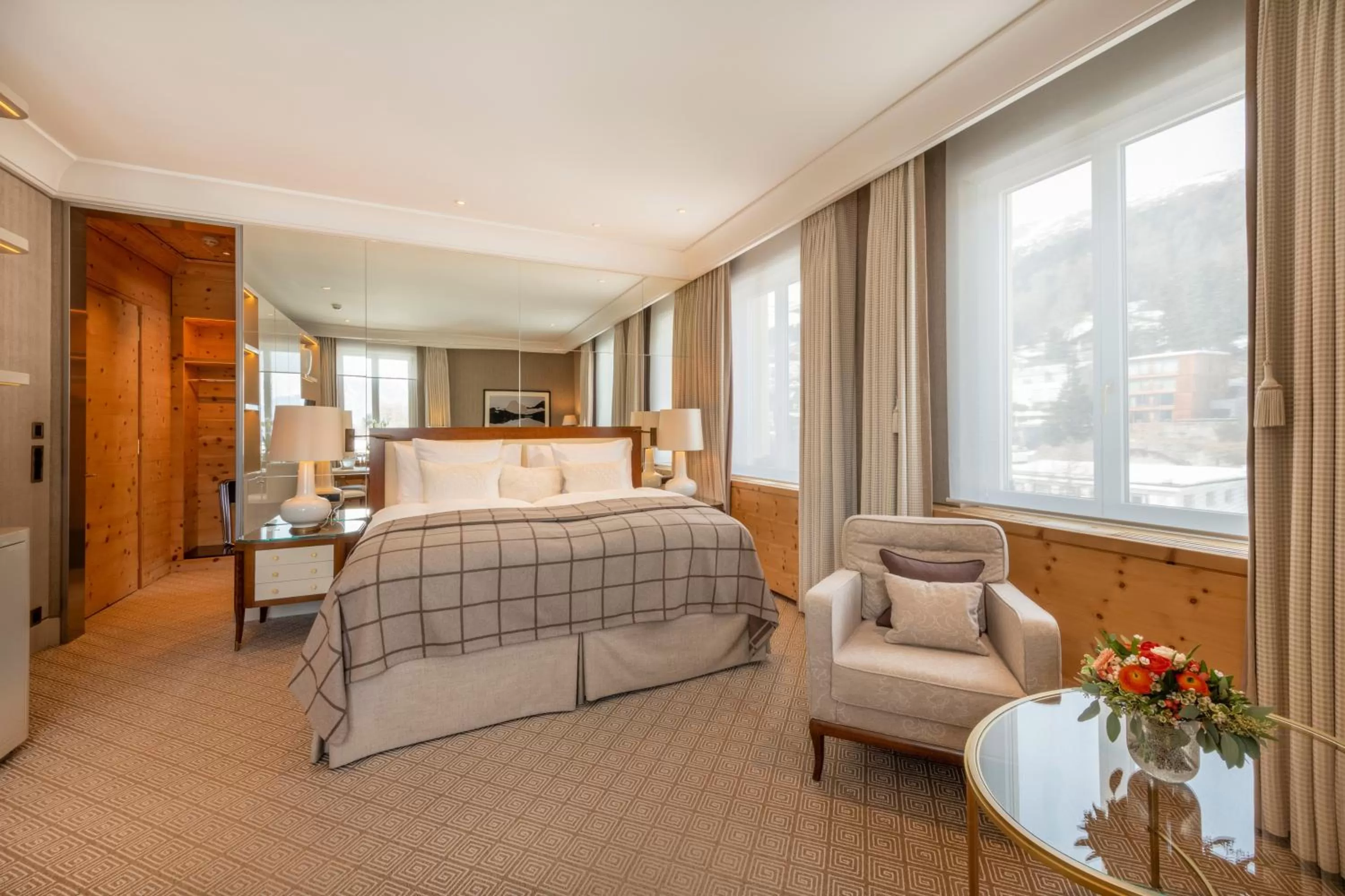 Superior Double or Twin Room Village Side - North in Kulm Hotel St. Moritz