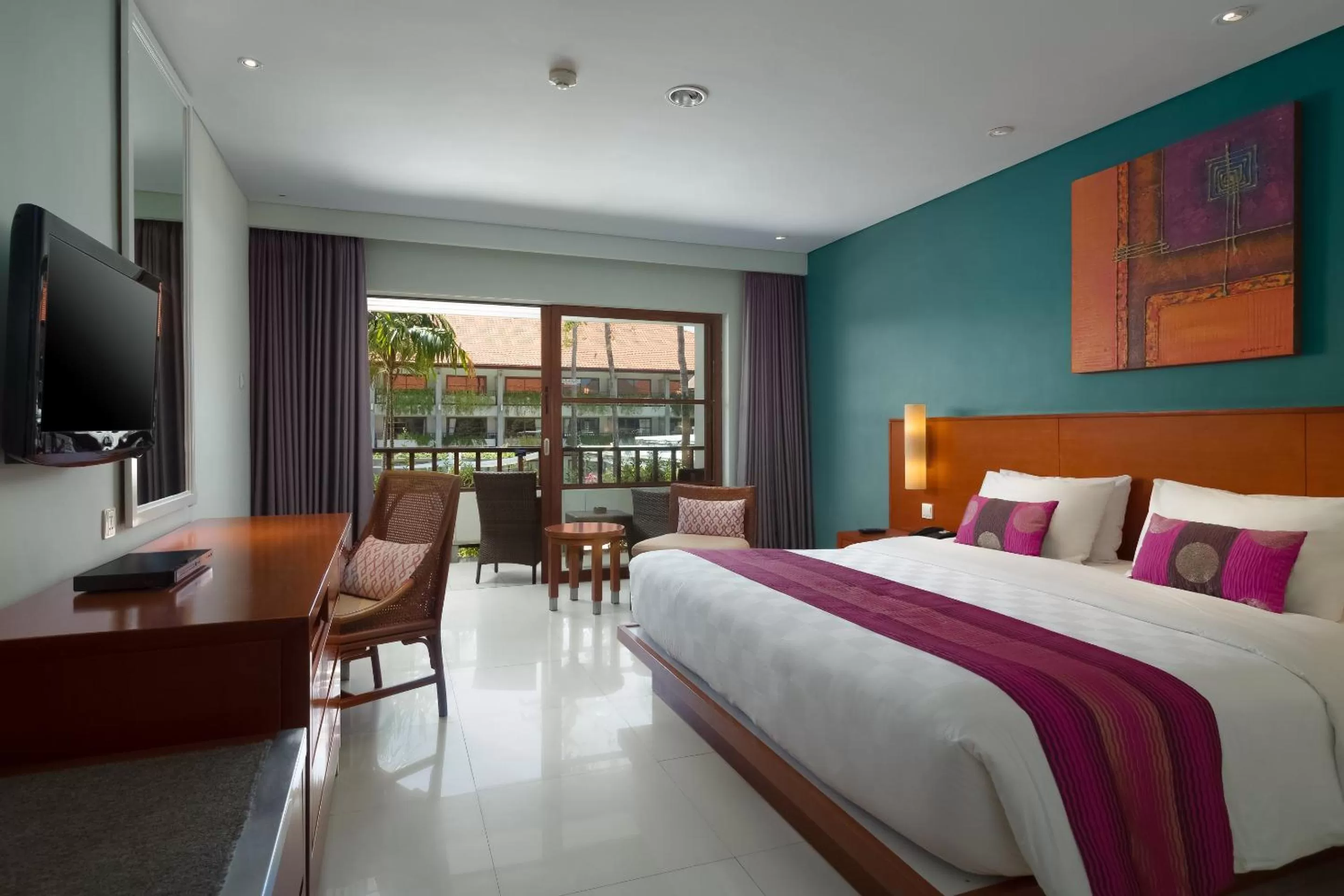 Deluxe Double or Twin Room with Pool View  in Bali Dynasty Resort