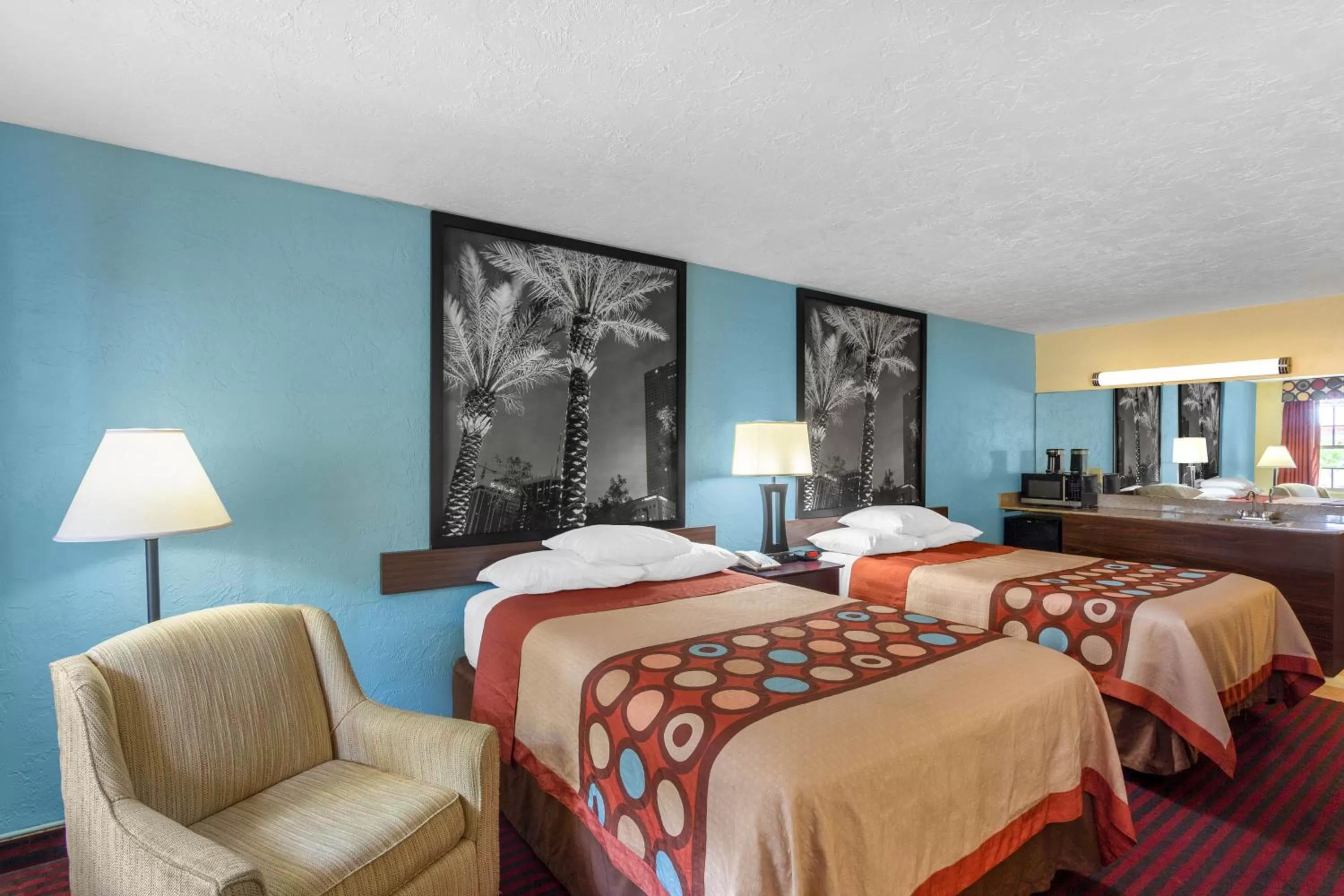 Double Room with Two Double Beds - Non-Smoking in Super 8 by Wyndham Bradenton Sarasota Area