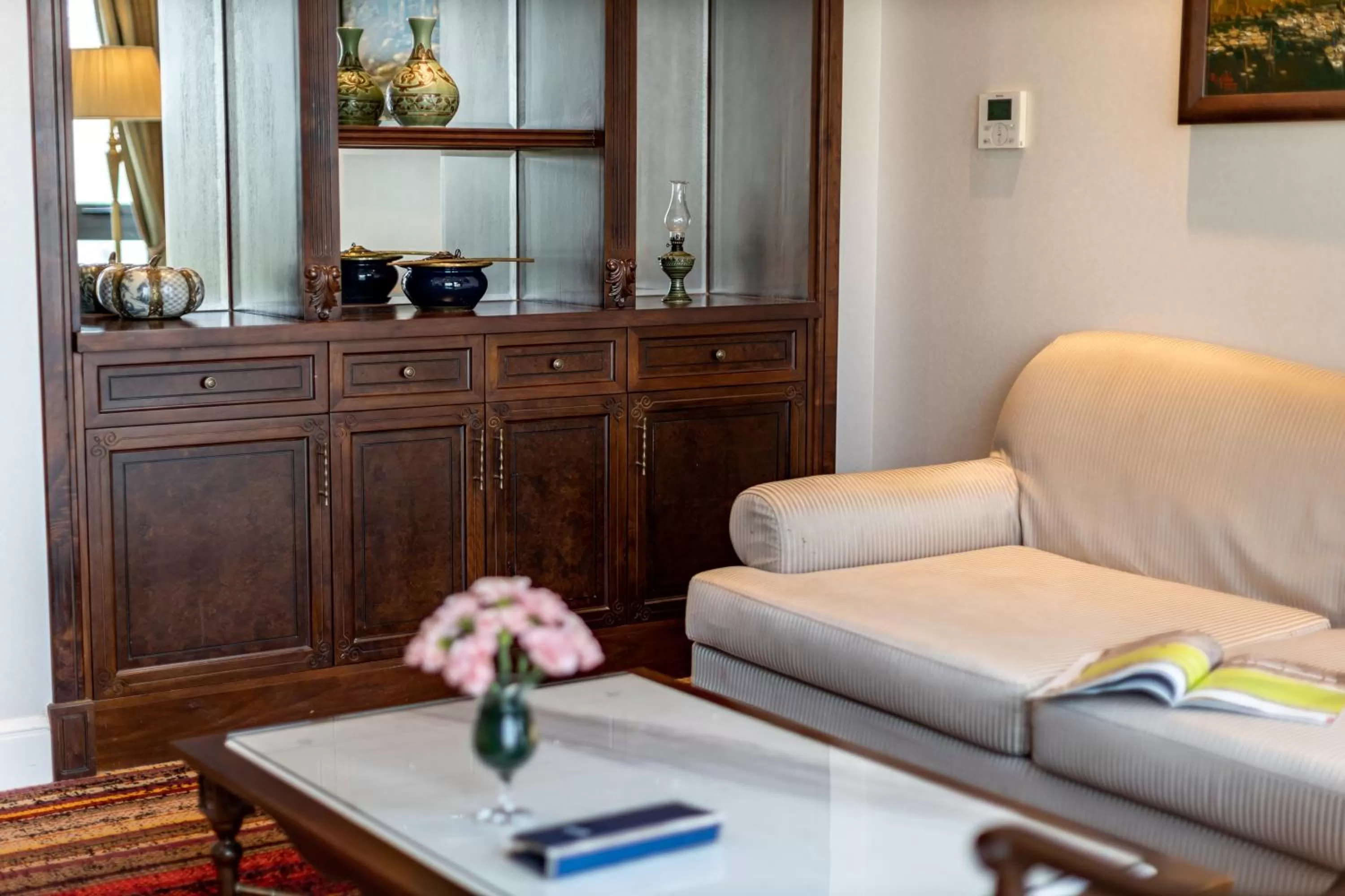 Living room in The Lapis Hotel