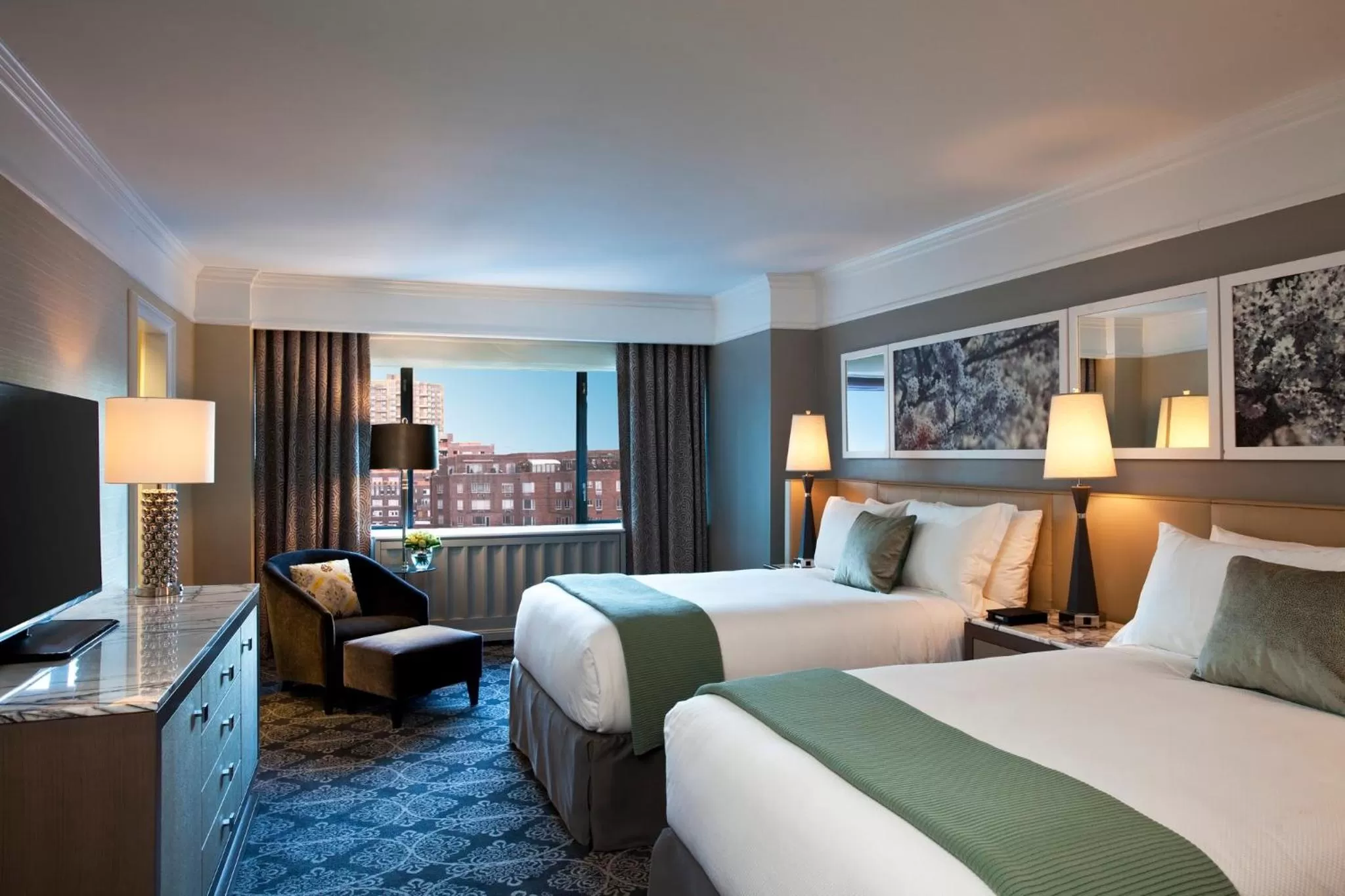 Luxury 2 Double Beds in Loews Regency New York Hotel