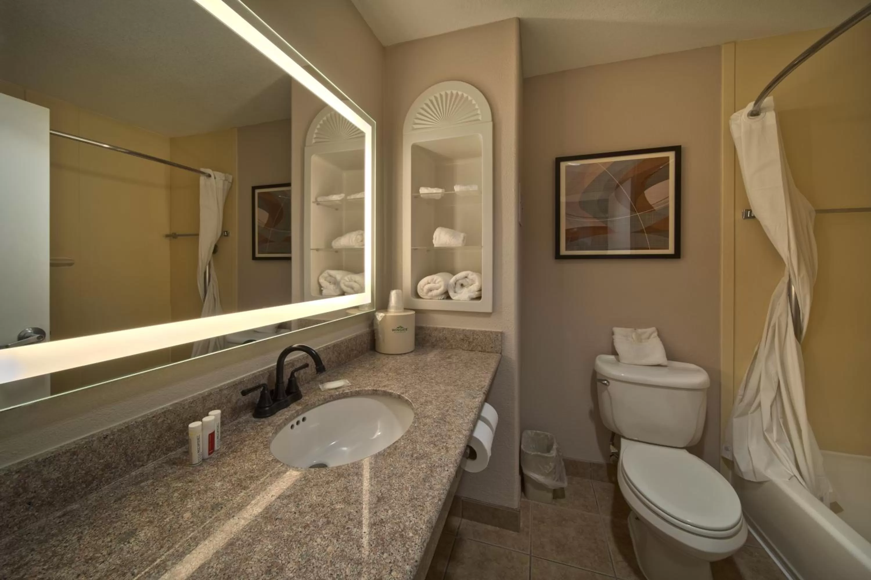 Queen Room with Two Queen Beds - Non-Smoking in Wingate by Wyndham Houston Bush Intercontinental Airport