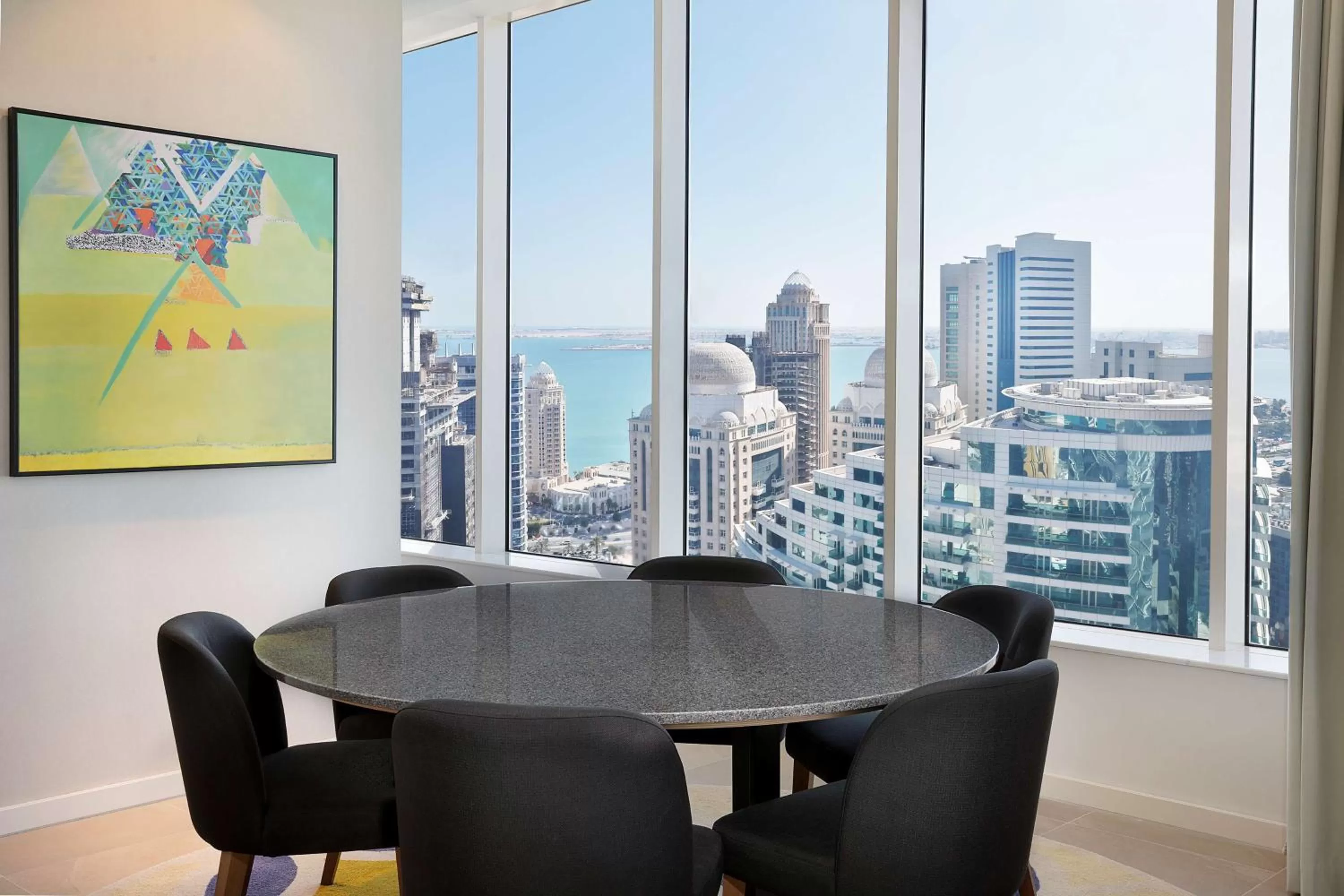 Three-Bedroom Suite with Sea View in Aleph Doha Residences, Curio Collection By Hilton