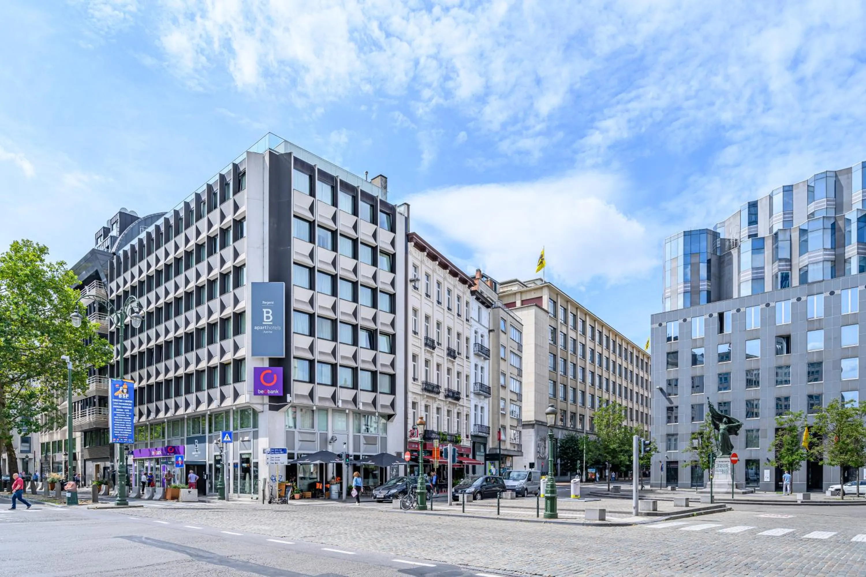 Property building in B-aparthotel Regent
