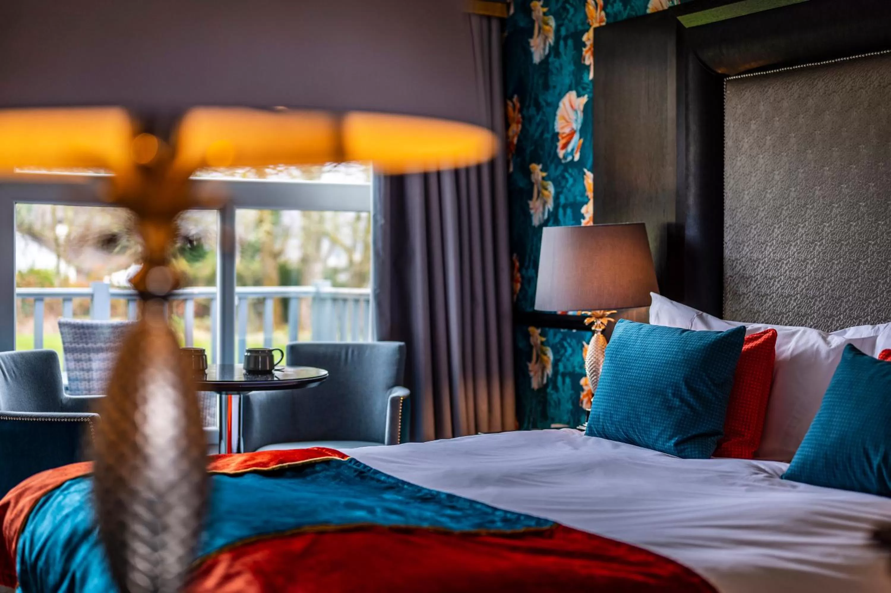 Double Room with Sea View in Skeabost House Hotel