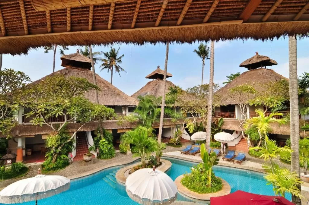 Deluxe Double or Twin Room with Pool View in Sativa Sanur Cottages
