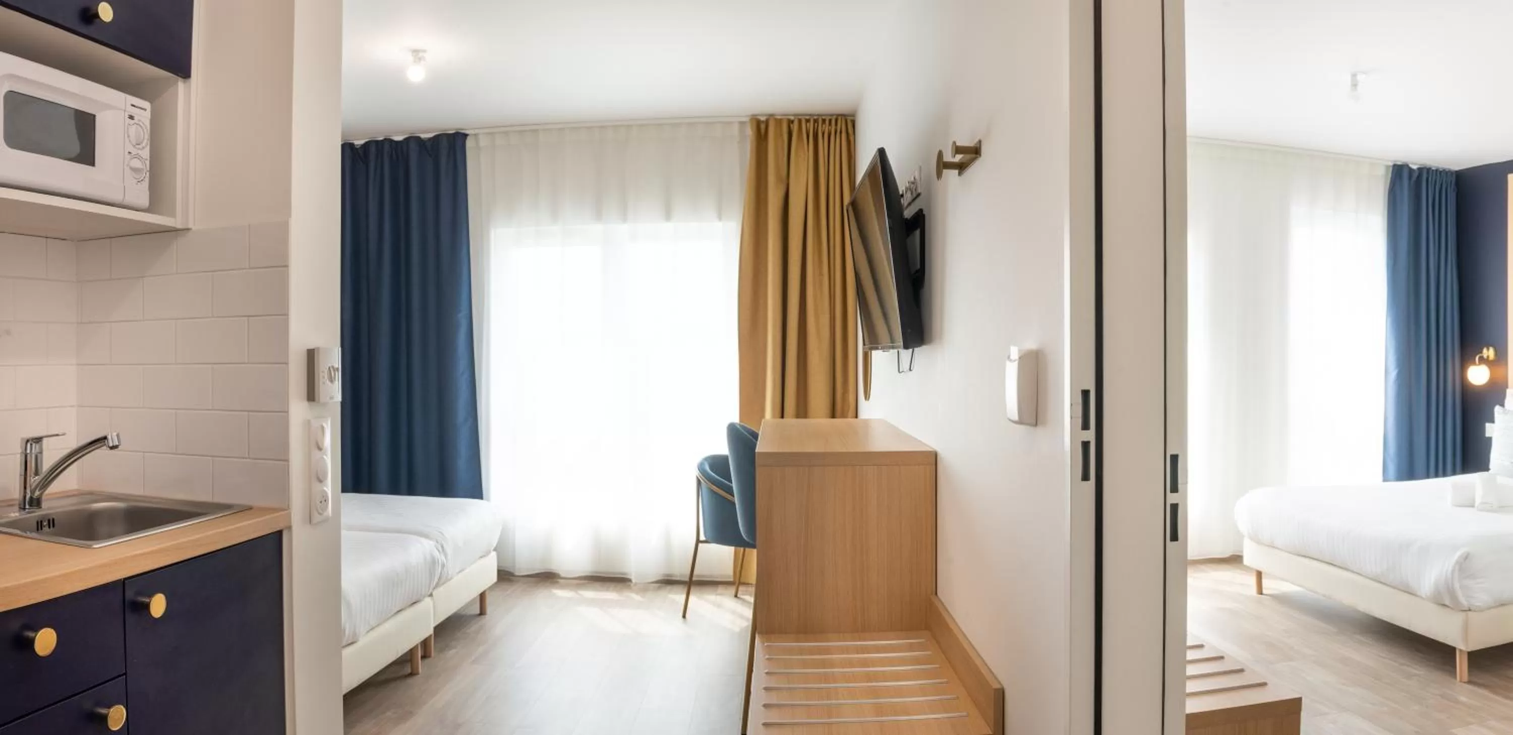 Interconnecting Studio  in The Originals Résidence Le Monde Paris Ivry Confluence