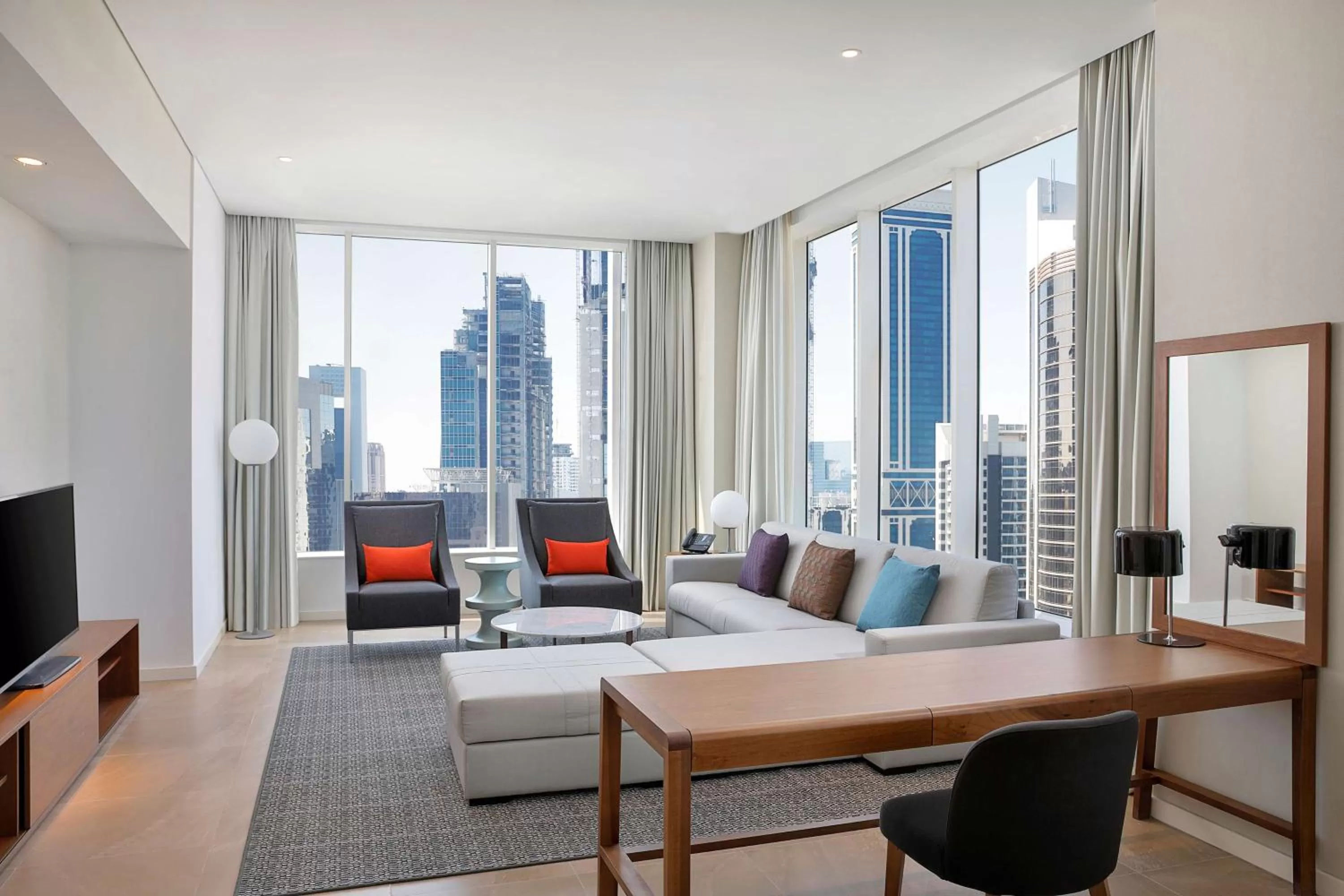 One-Bedroom Suite with Panoramic View in Aleph Doha Residences, Curio Collection By Hilton