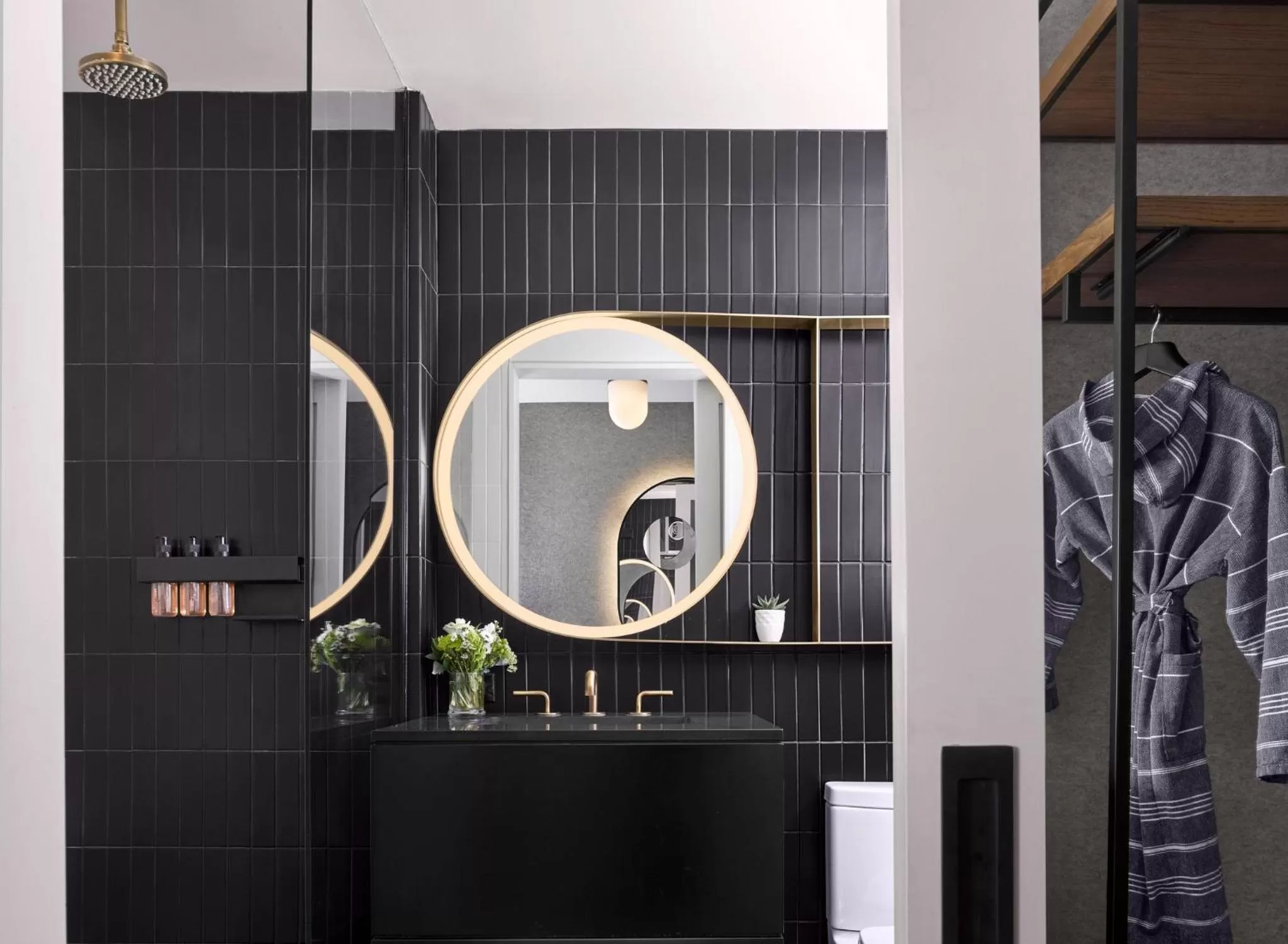 Premium Queen Room with Two Queen Beds and Mobility Accessible Roll-In Shower in Vignette Collection Yours Truly DC by IHG