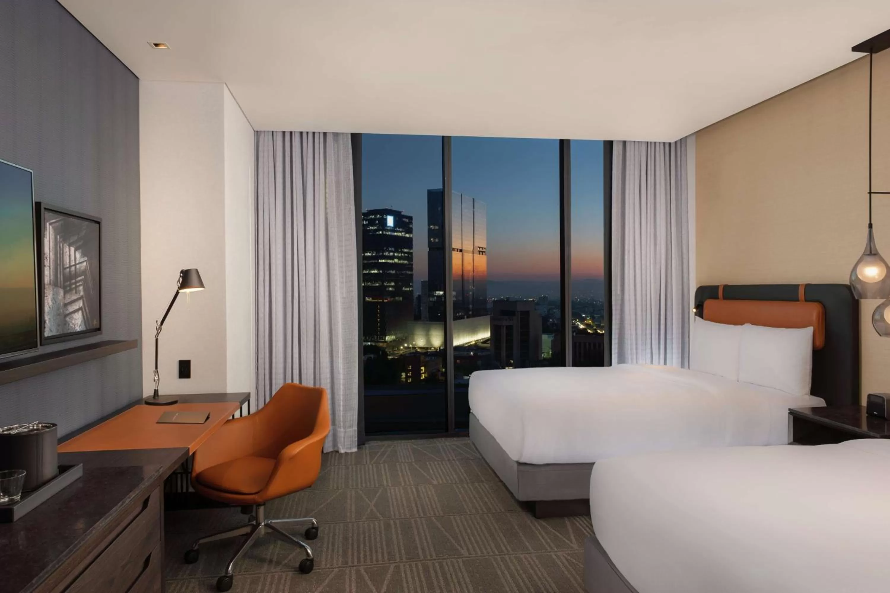 Queen Room with Two Queen Beds and City View in Hilton Guadalajara Midtown
