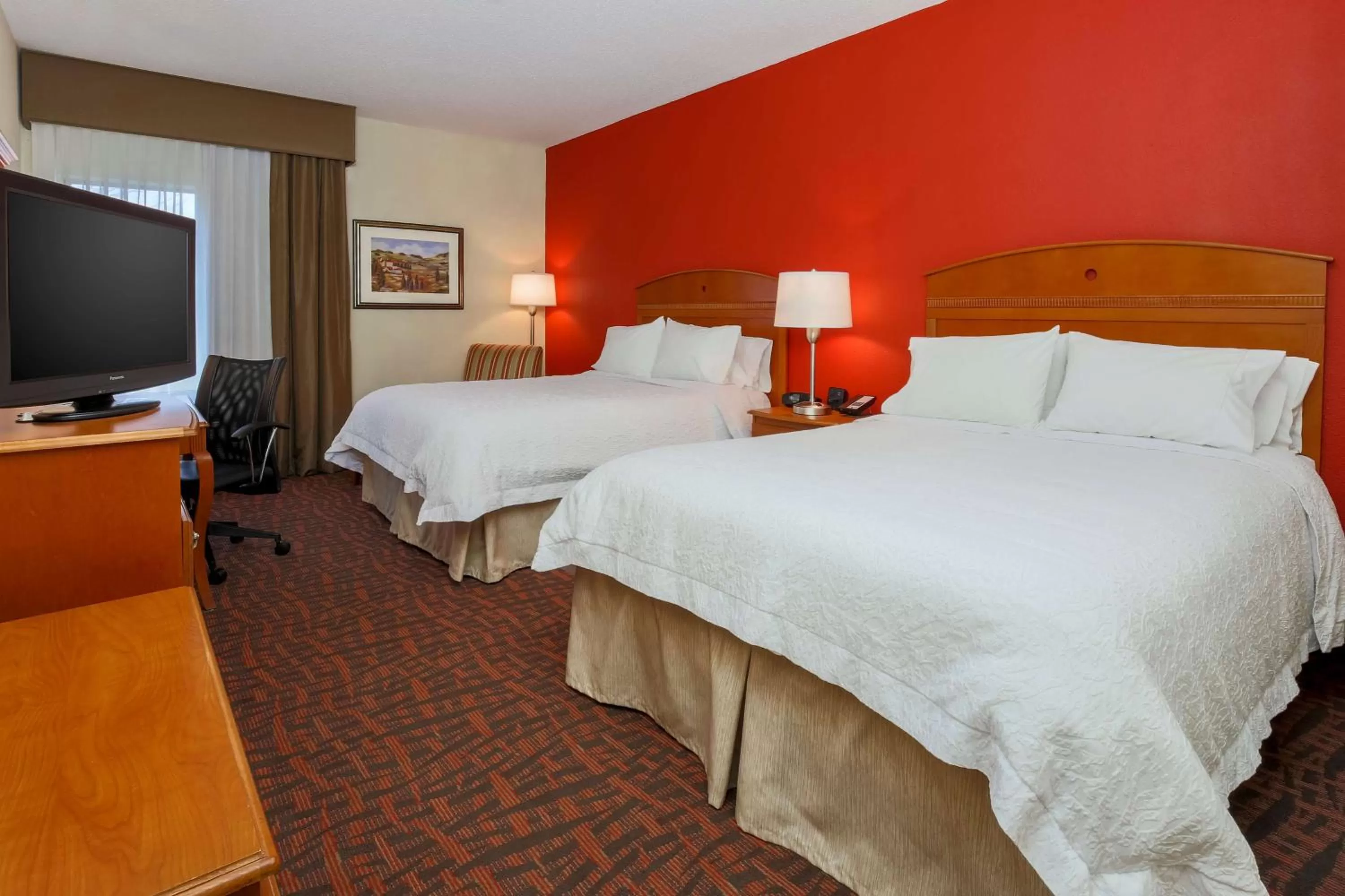 Queen Room with Two Queen Beds in Hampton Inn Dayton/Fairborn