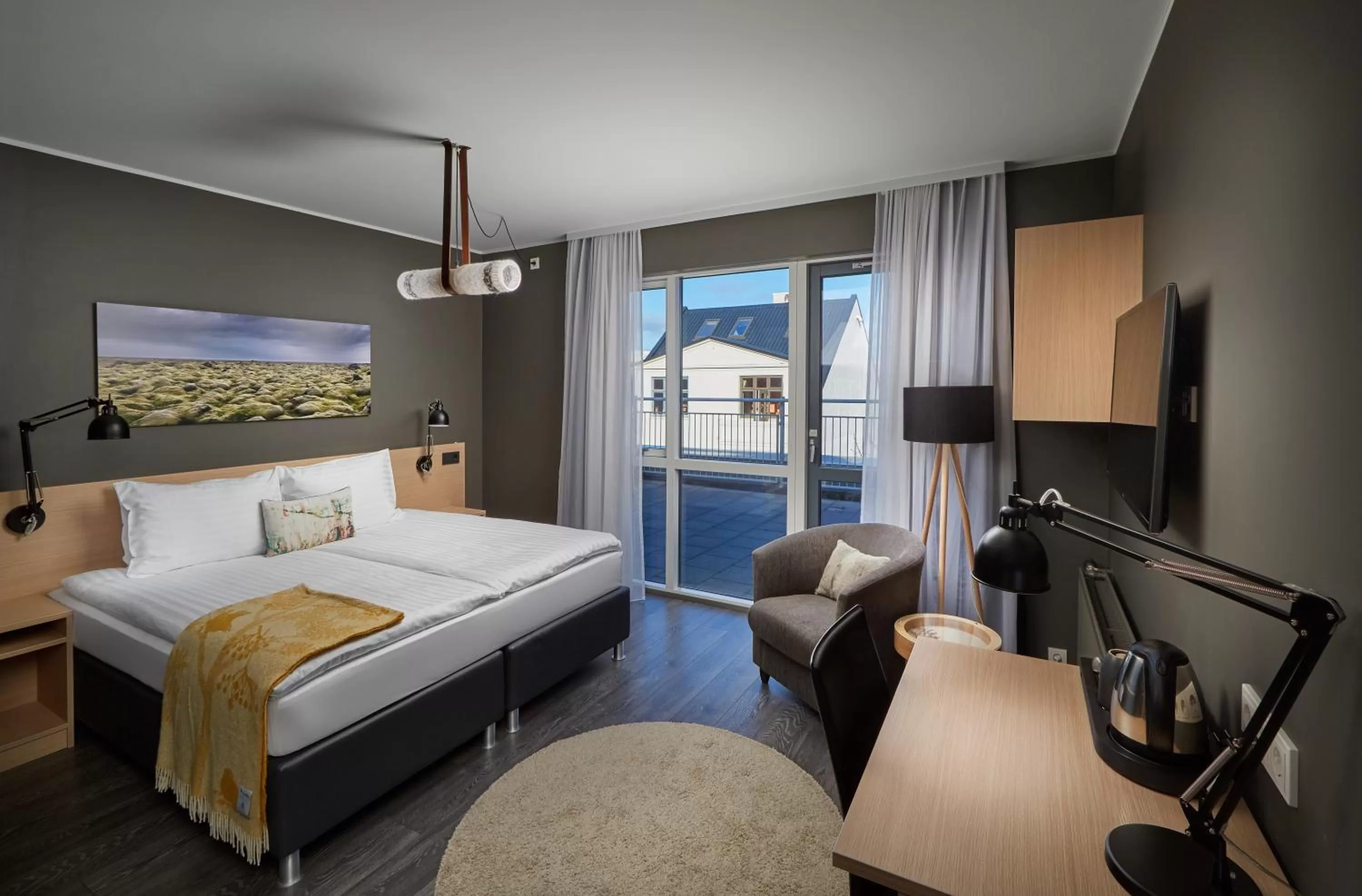 Deluxe Double Room with Balcony in Alda Hotel Reykjavík