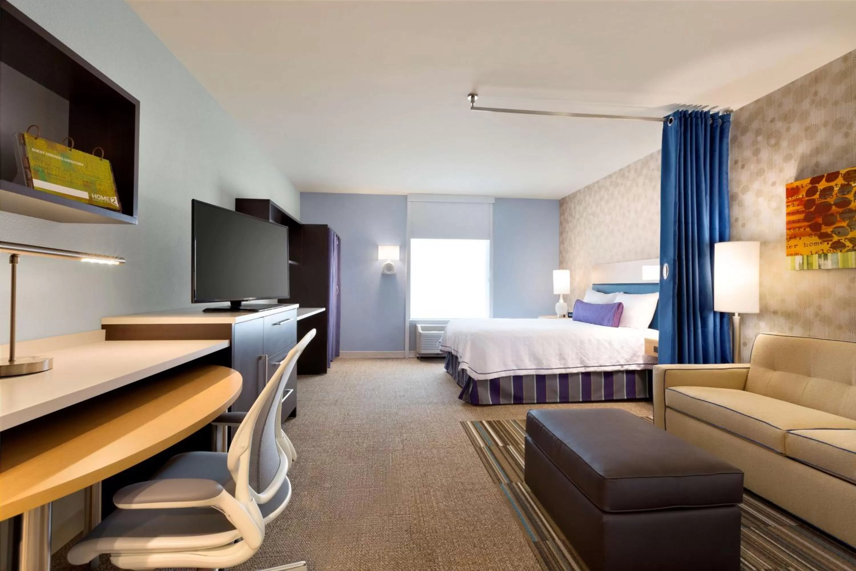 Queen Studio Suite - Hearing Access/Non-Smoking in Home2 Suites By Hilton Hasbrouck Heights