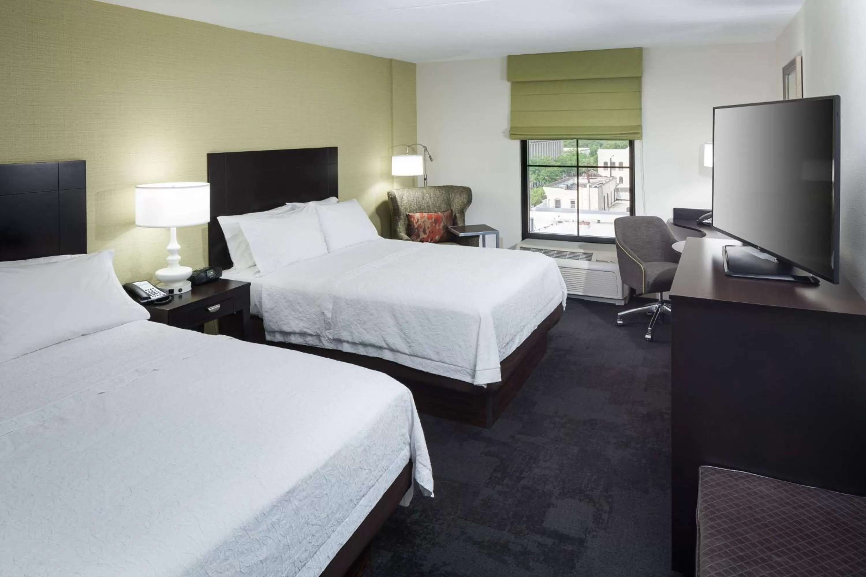 Room with Two Queen Beds - Non-Smoking in Hampton Inn & Suites Gainesville Downtown