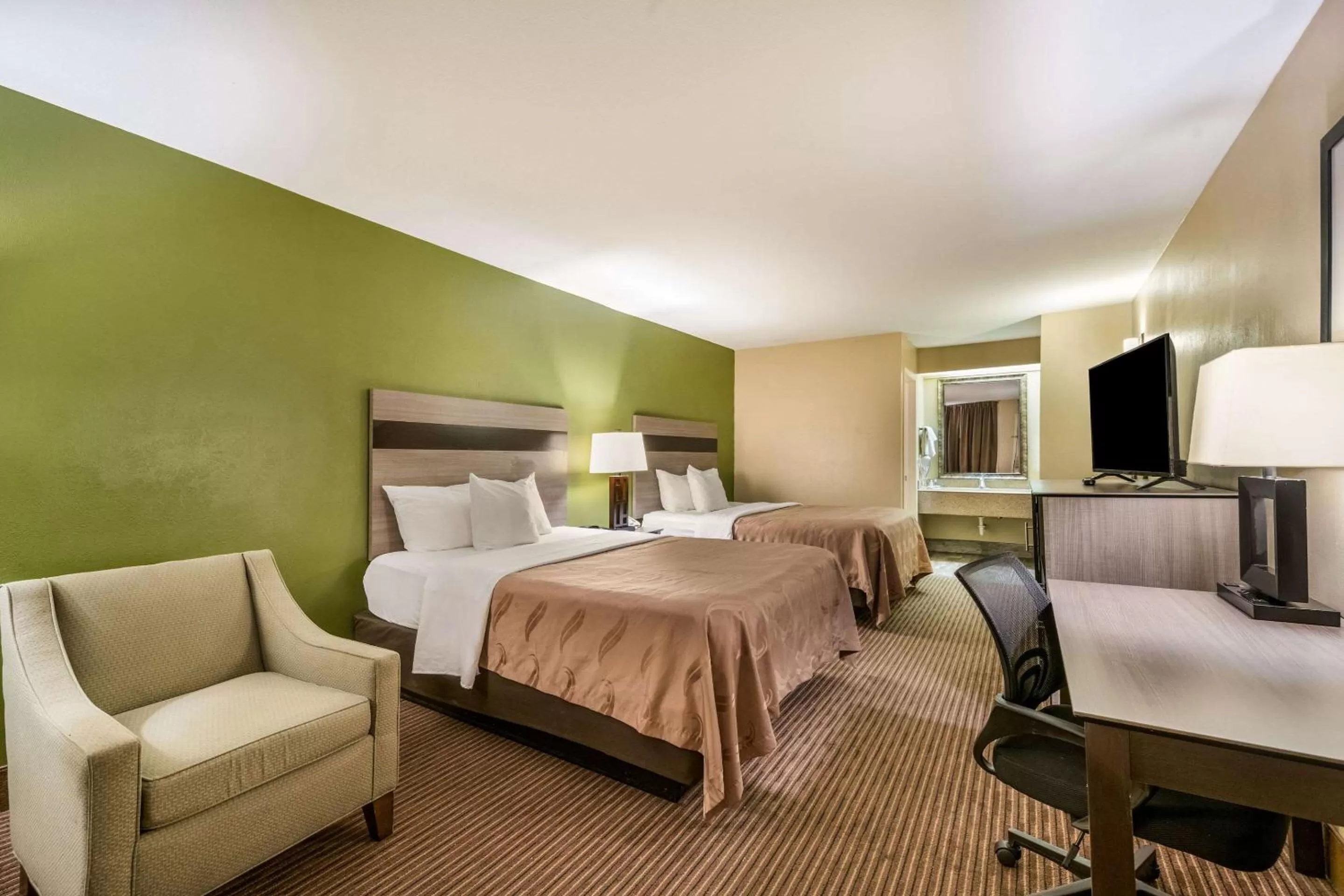 Double Room with Two Double Beds - Accessible/Smoking in Quality Inn & Suites Garland - East Dallas