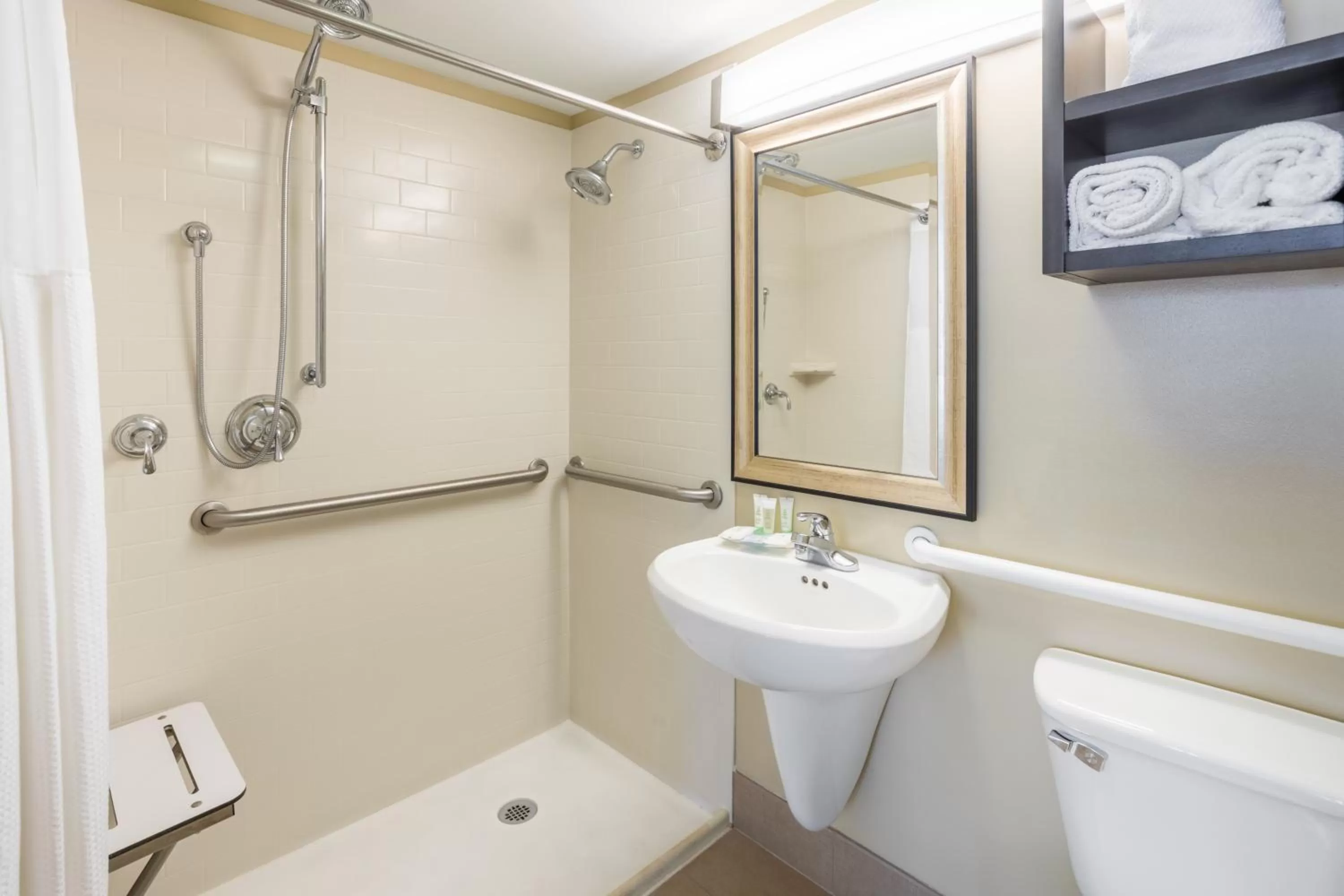Double Room with Two Double Beds - Disability Access with Roll In Shower in Staybridge Suites Savannah Historic District by IHG