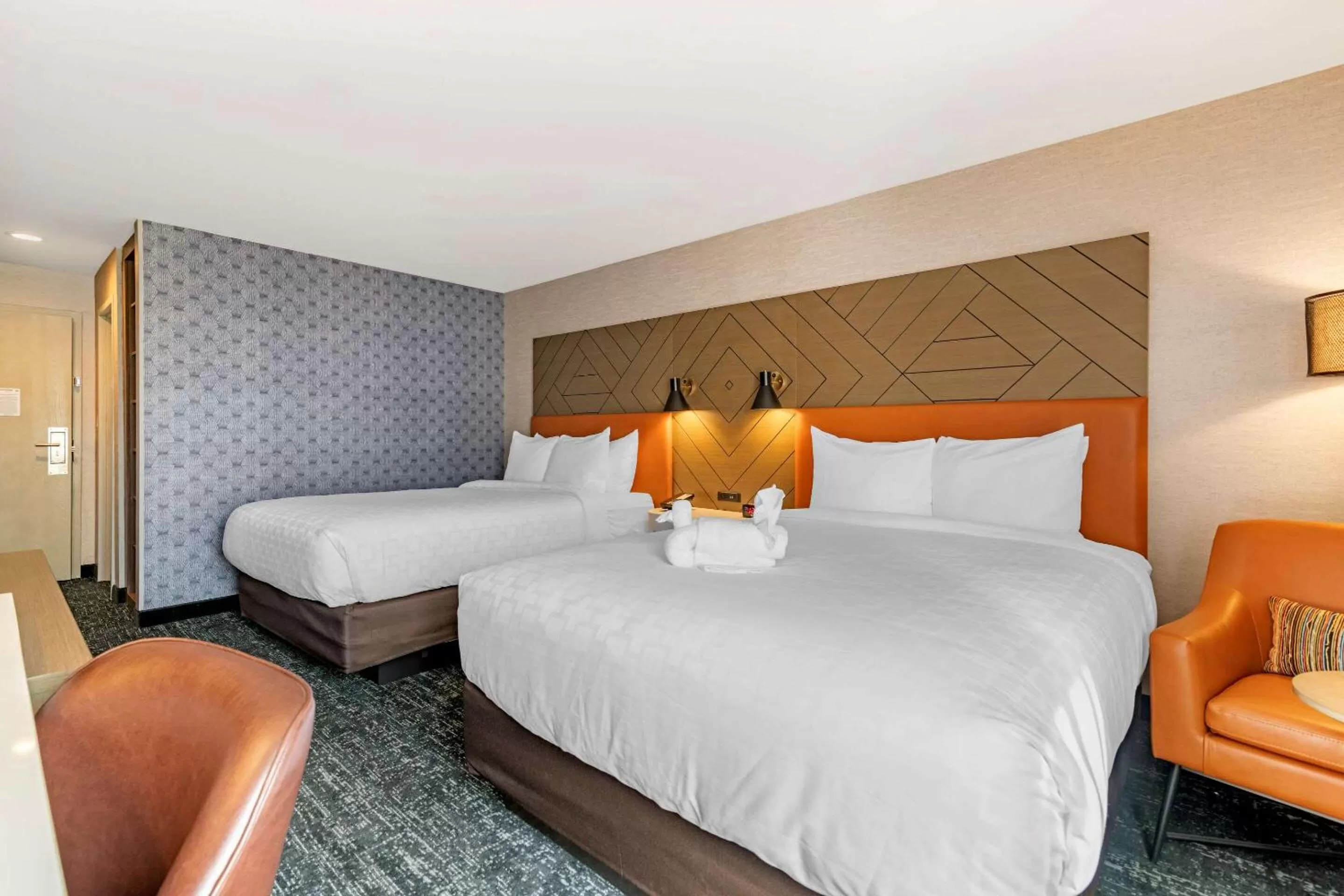 Queen Room with Two Queen Beds - Accessible/Non-Smoking  in Clarion Inn Nashua