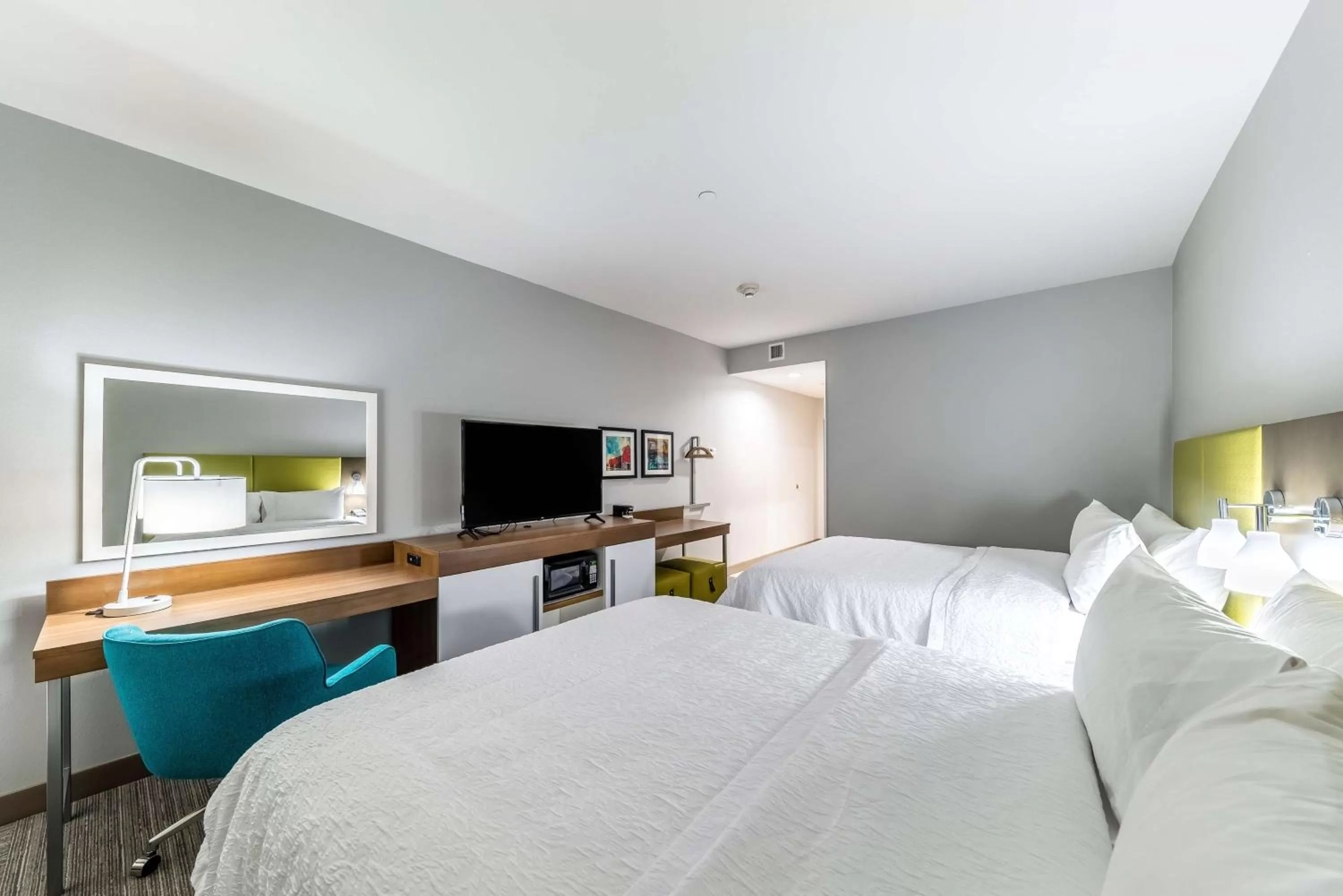 Queen Room with Two Queen Beds - Non-Smoking in Hampton Inn & Suites Pryor, Ok