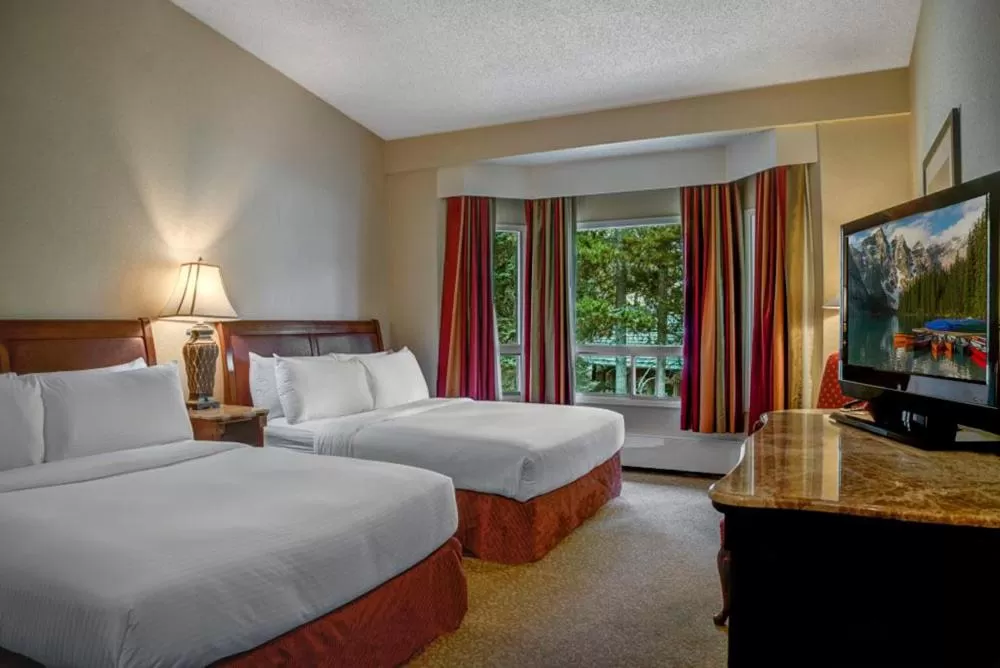 Deluxe Queen Room with Two Queen Beds in Lake Louise Inn