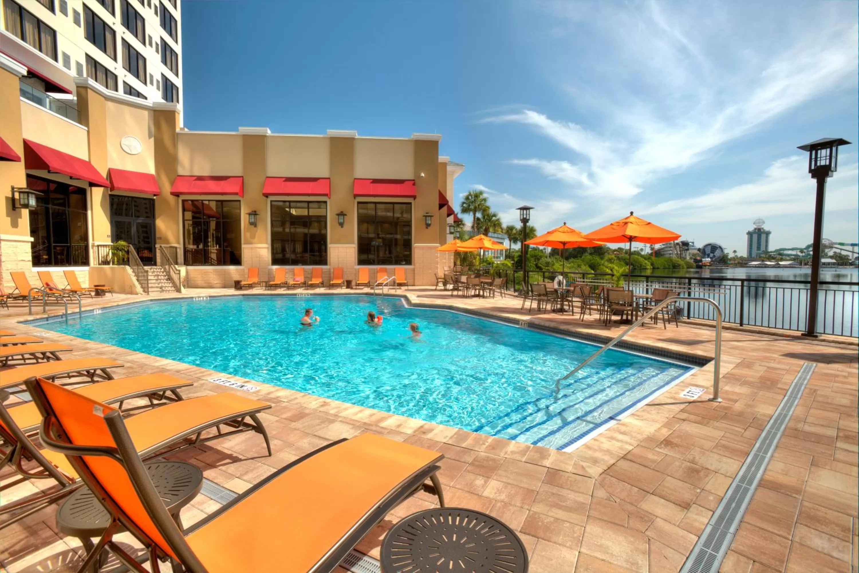 Luxury One-Bedroom Suite King with City View (No Resort Fee) in Ramada Plaza by Wyndham Orlando Resort & Suites Intl Drive - Newly Renovated!