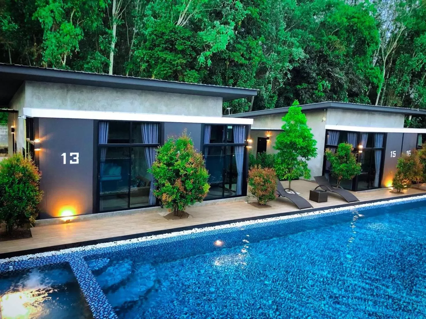 Triple Room with Pool View in Baan Suan Leelawadee Resort Nan