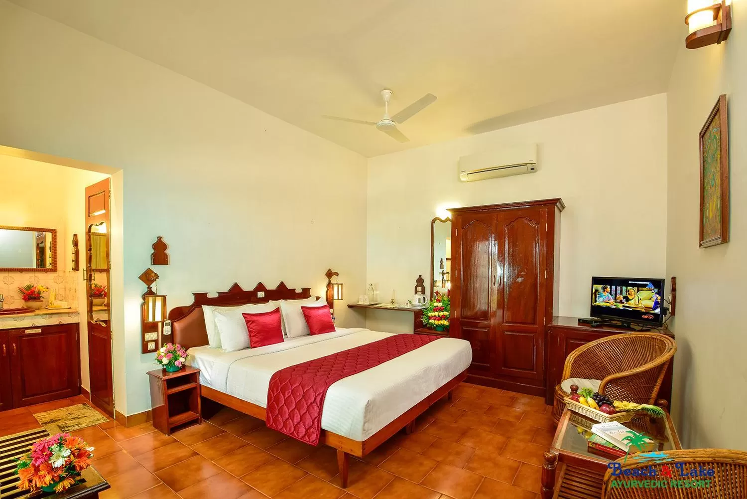 Deluxe Room - Air Conditioned in Beach and Lake Ayurvedic Resort, Kovalam