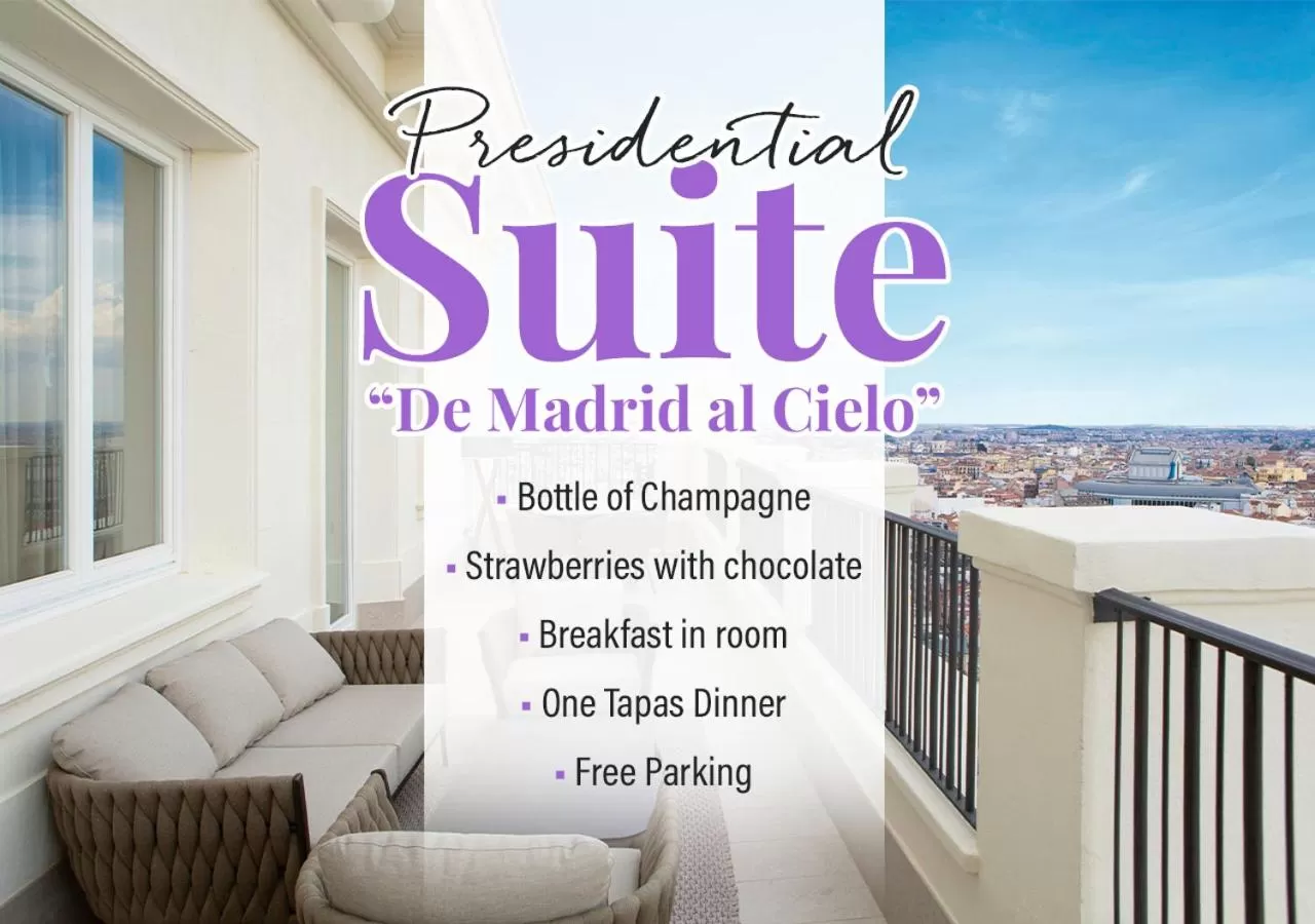 Presidential Suite Package in Riu Plaza España